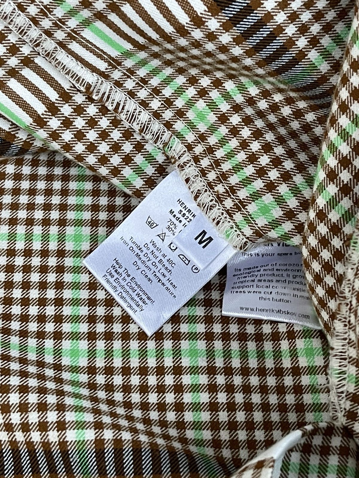 Henrik Vibskov !DS! FW22 Henrik Vibskov Easy Check Casual Pants Size US 32 / EU 48 - 23 Thumbnail