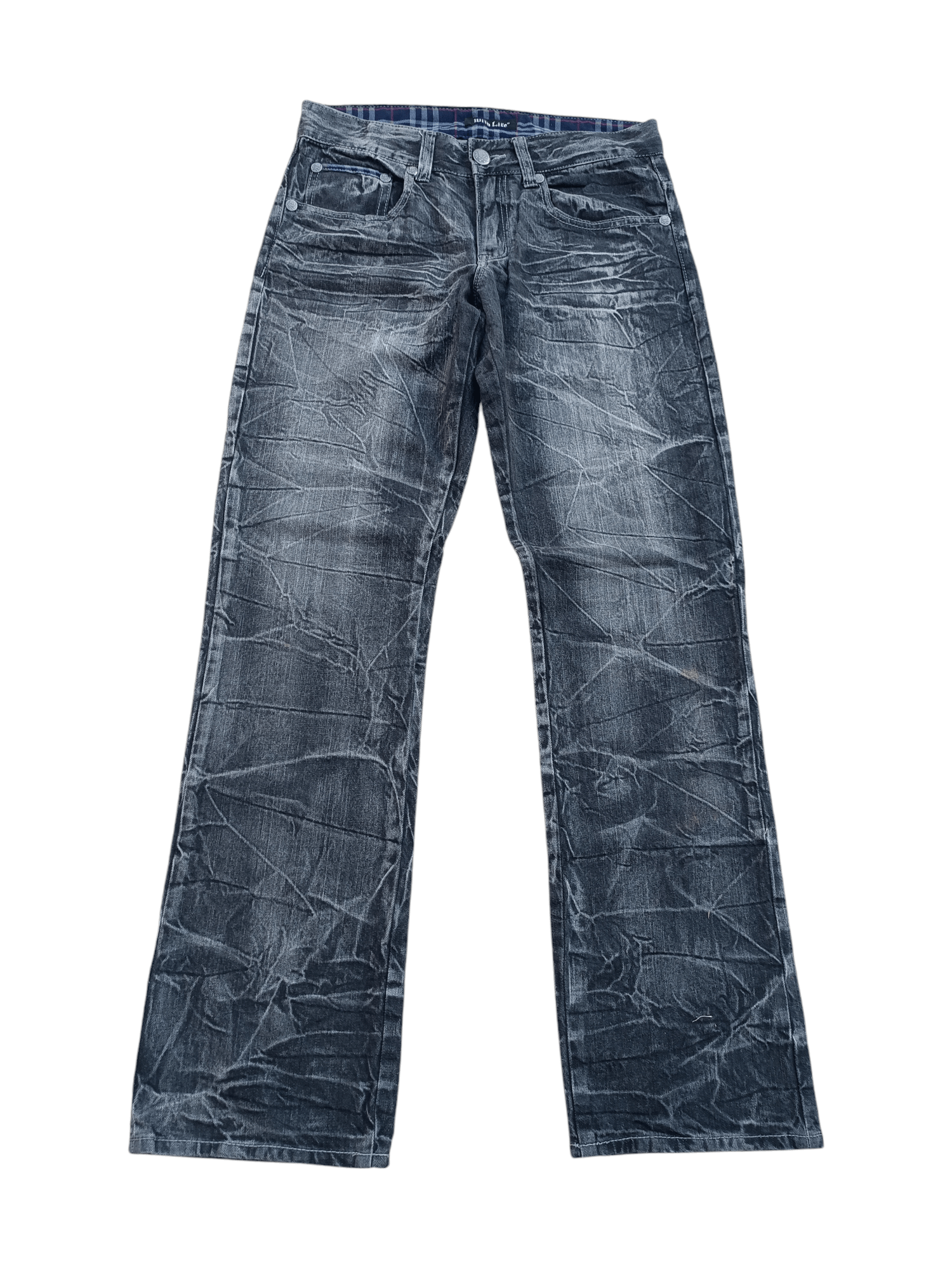Japanese Brand Vintage Wild Life LGB Style Whiskers Skulls Denim Pants Size US 32 / EU 48 - 14 Thumbnail