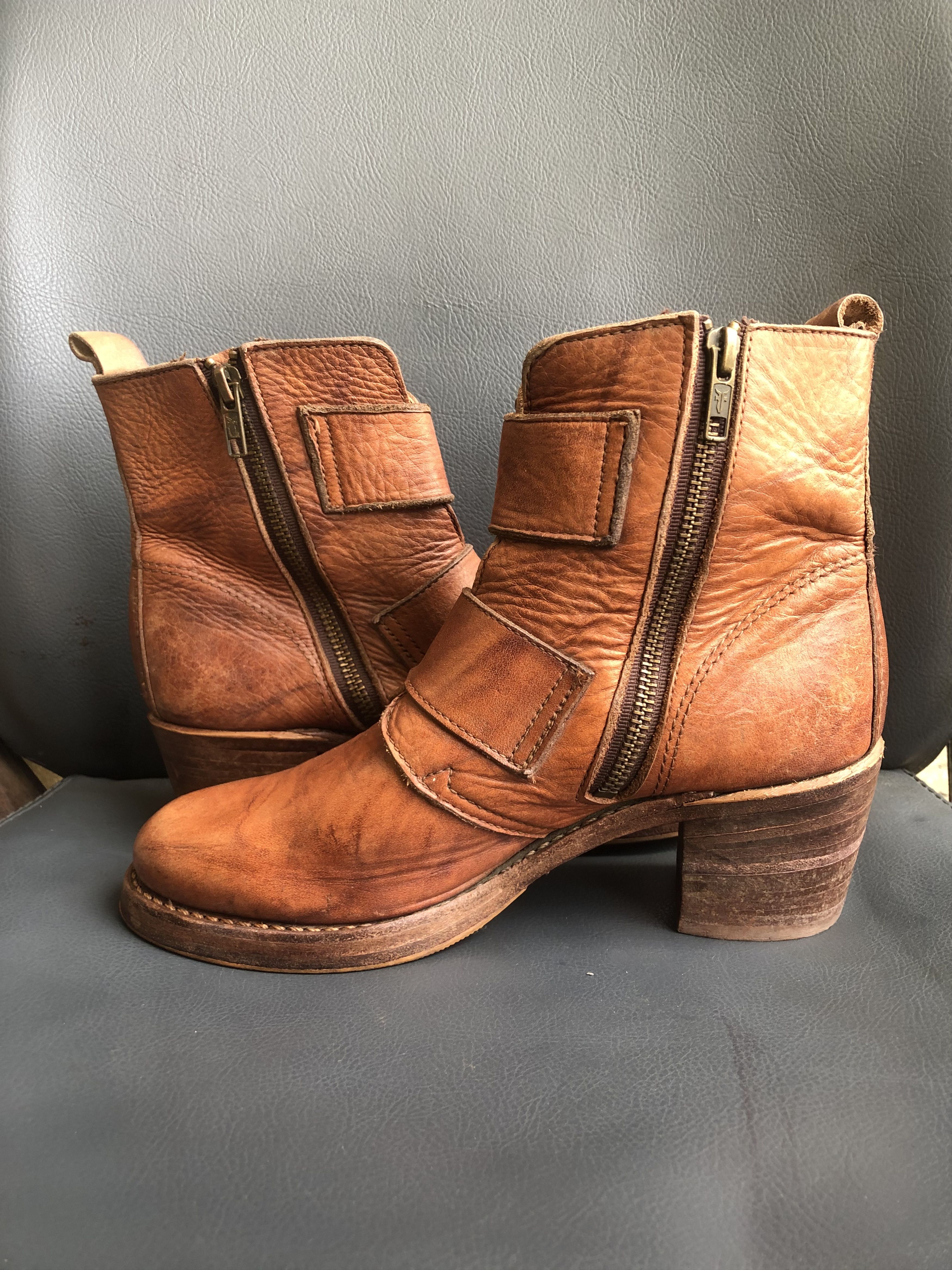 Frye Frye Brown Leather Women’s Boots Size 7 US Made in USA Size US 7 / IT 37 - 6 Thumbnail