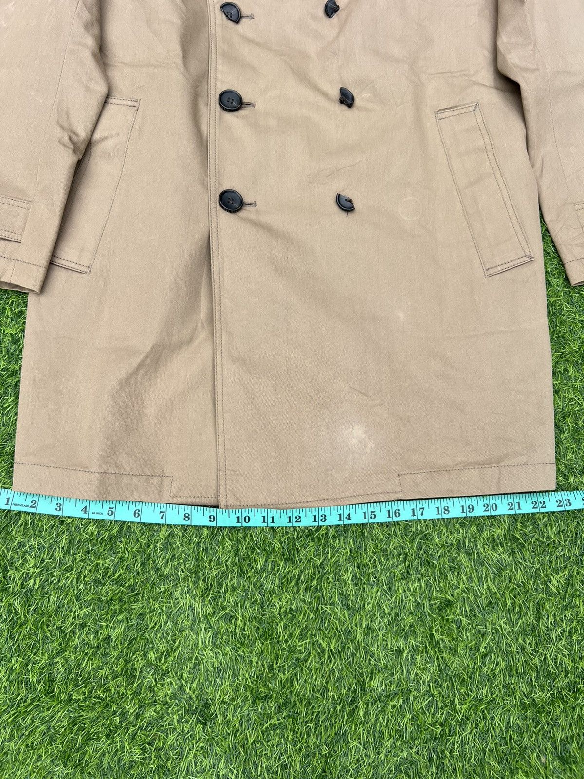 Coach Coach Men’s Beige Double-Breasted Trench Coat, Size M. Size US M / EU 48-50 / 2 - 14 Thumbnail
