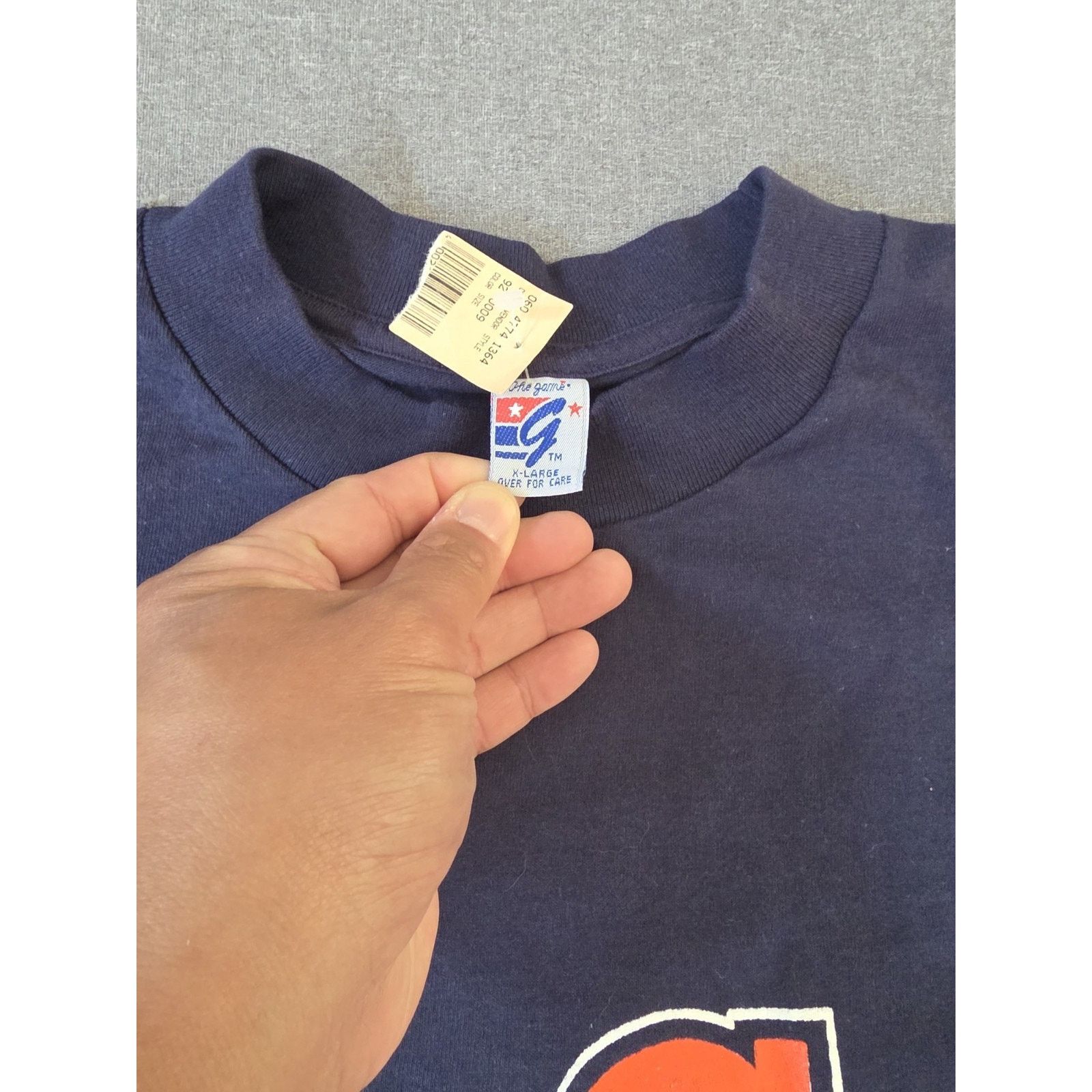 The Game Vintage Syracuse T-Shirt - Mens Size XL - Blue Short Sleeve Size US XL / EU 56 / 4 - 4 Thumbnail