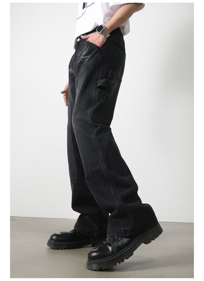 Japanese Brand × Vintage American retro stitching casual flared loose jeans Size US 32 / EU 48 - 6 Thumbnail