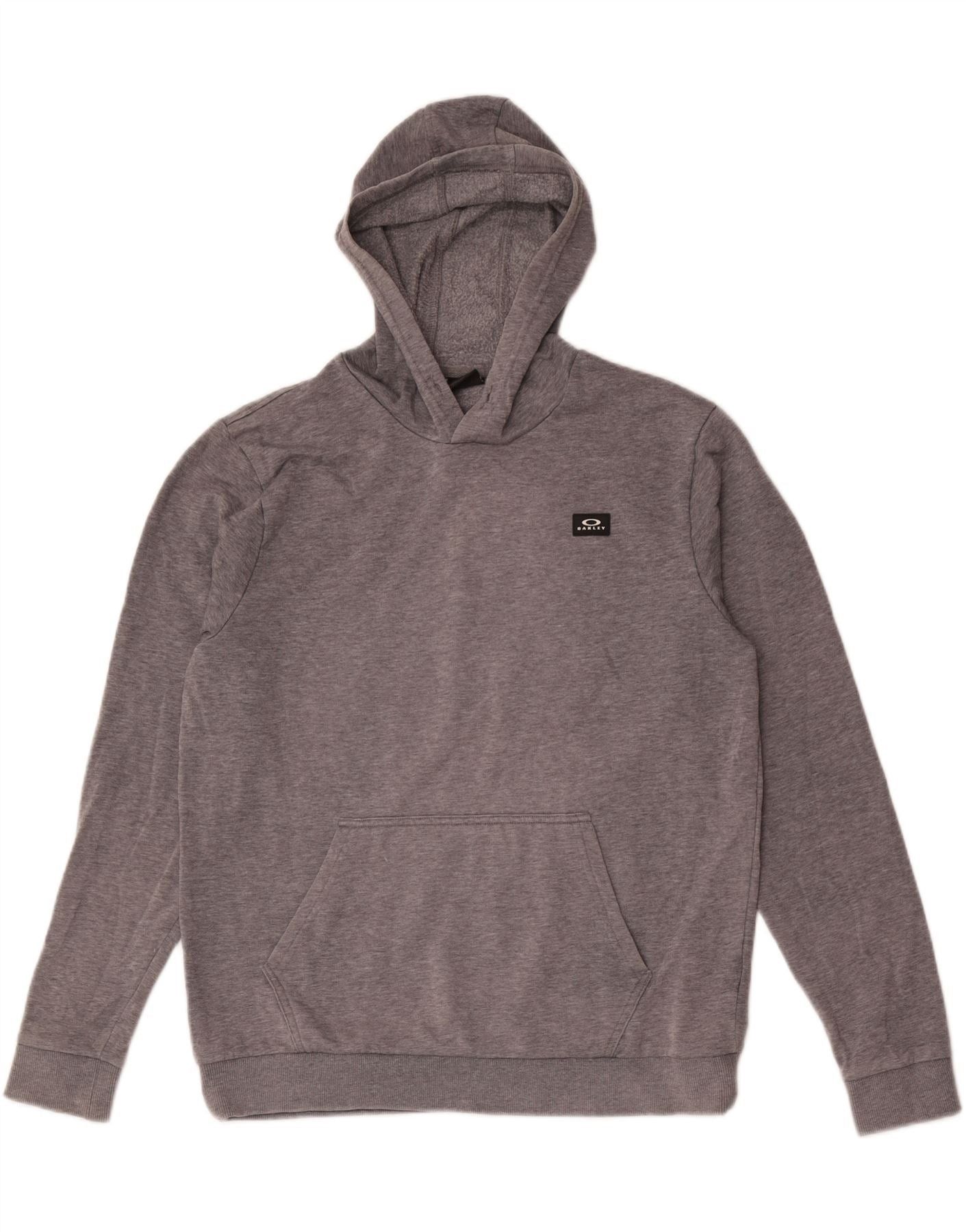 Oakley Mens Regular Fit Hoodie Jumper Large Grey Size US XL / EU 56 / 4 - 1 Thumbnail