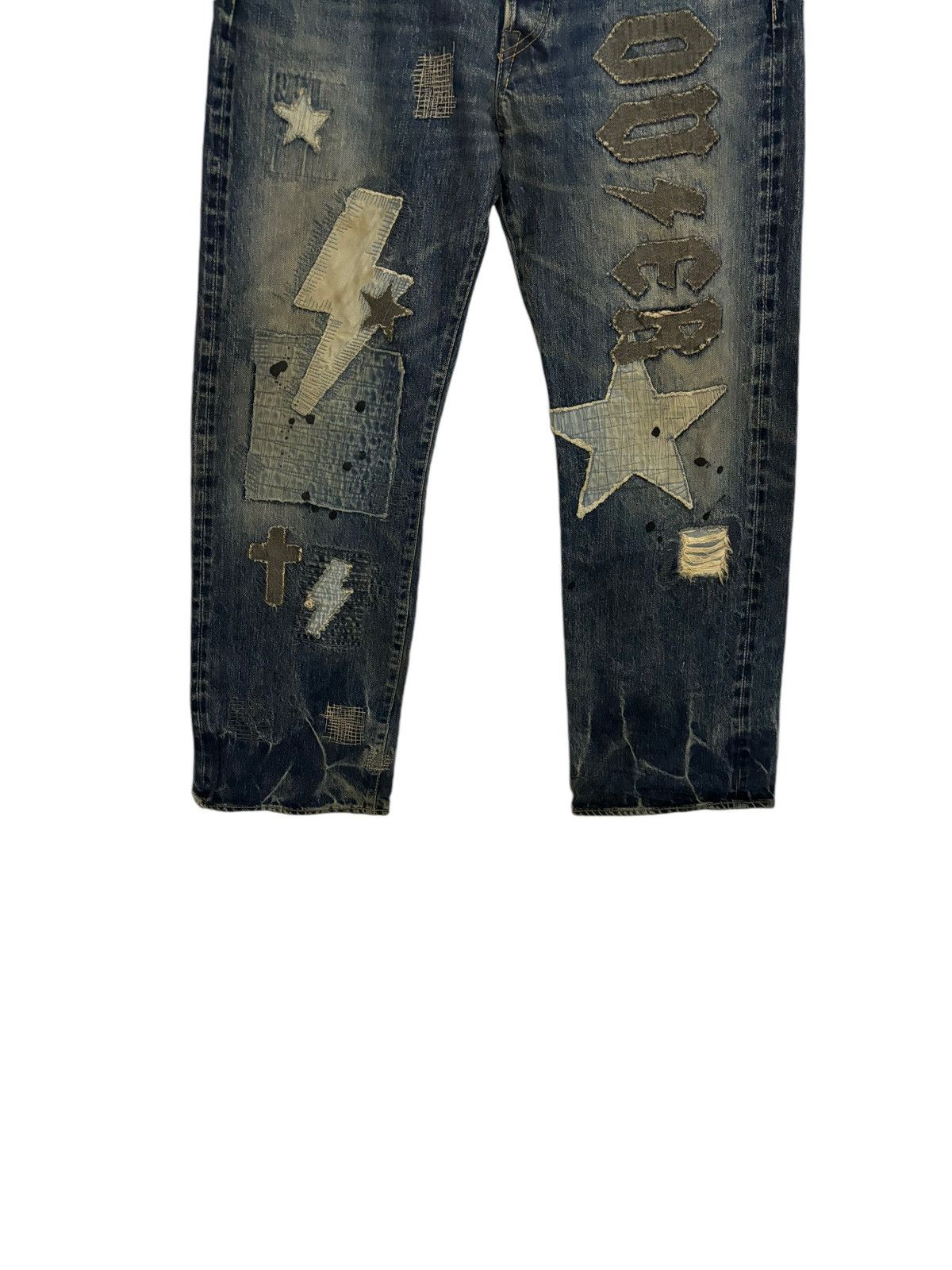 Japanese Brand Vintage Japanese Brand Over The Stripe Size US 34 / EU 50 - 4 Thumbnail