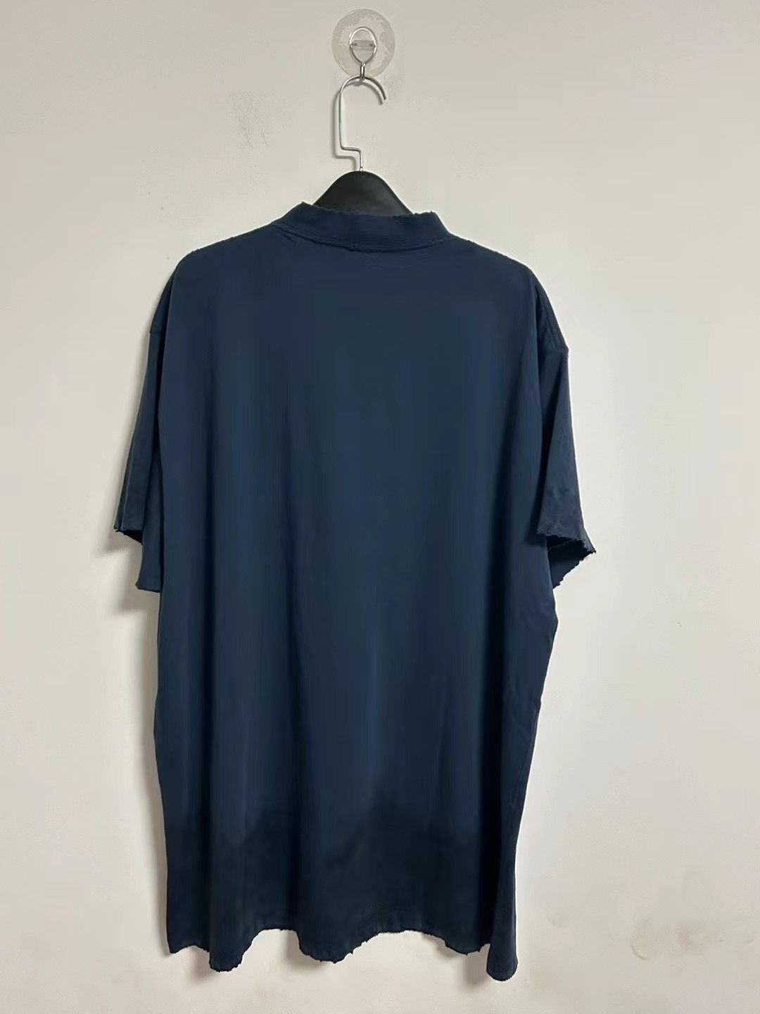 Balenciaga Balenciaga blue 3 B mud dyed short sleeves 2501-Nextarrow Size US S / EU 44-46 / 1 - 2 Thumbnail