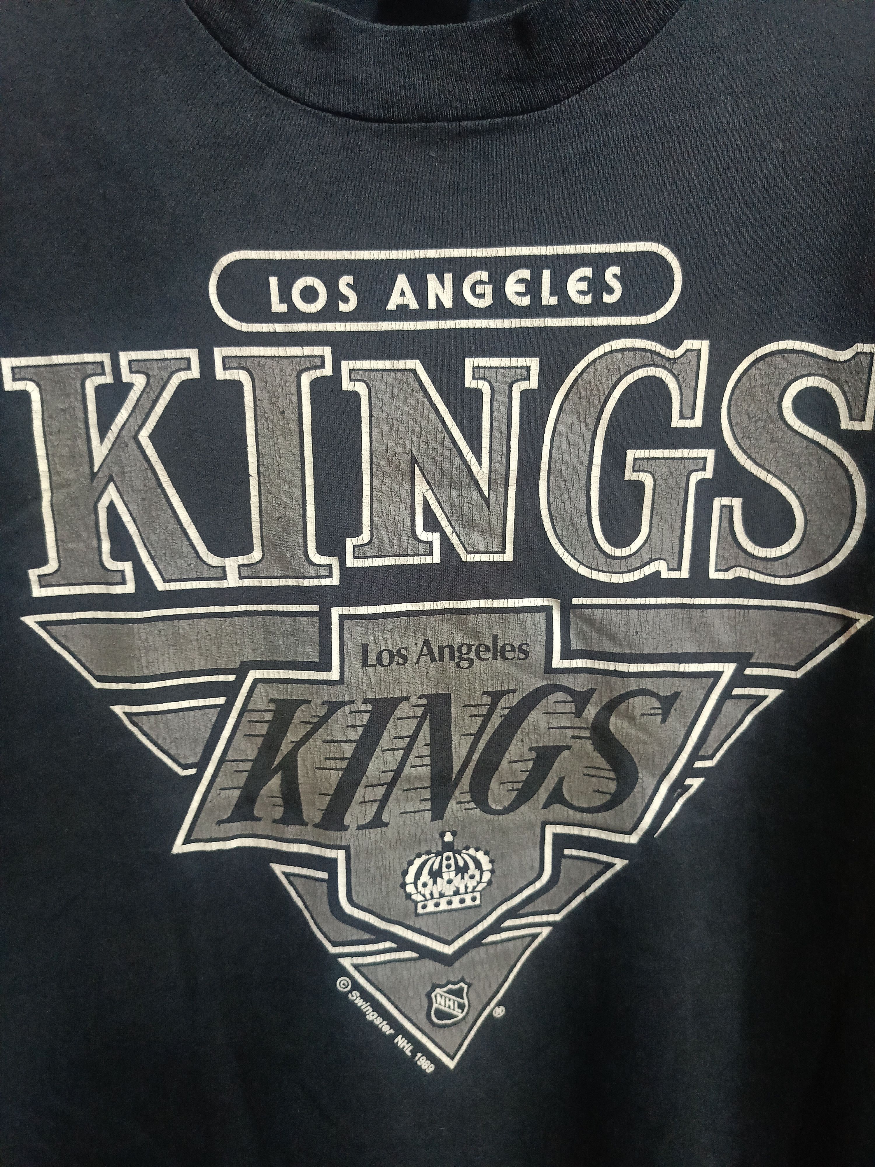 NHL × Swingster × Vintage Vtg 90 Los Angeles kings Sun faded Tee Size US M / EU 48-50 / 2 - 3 Thumbnail