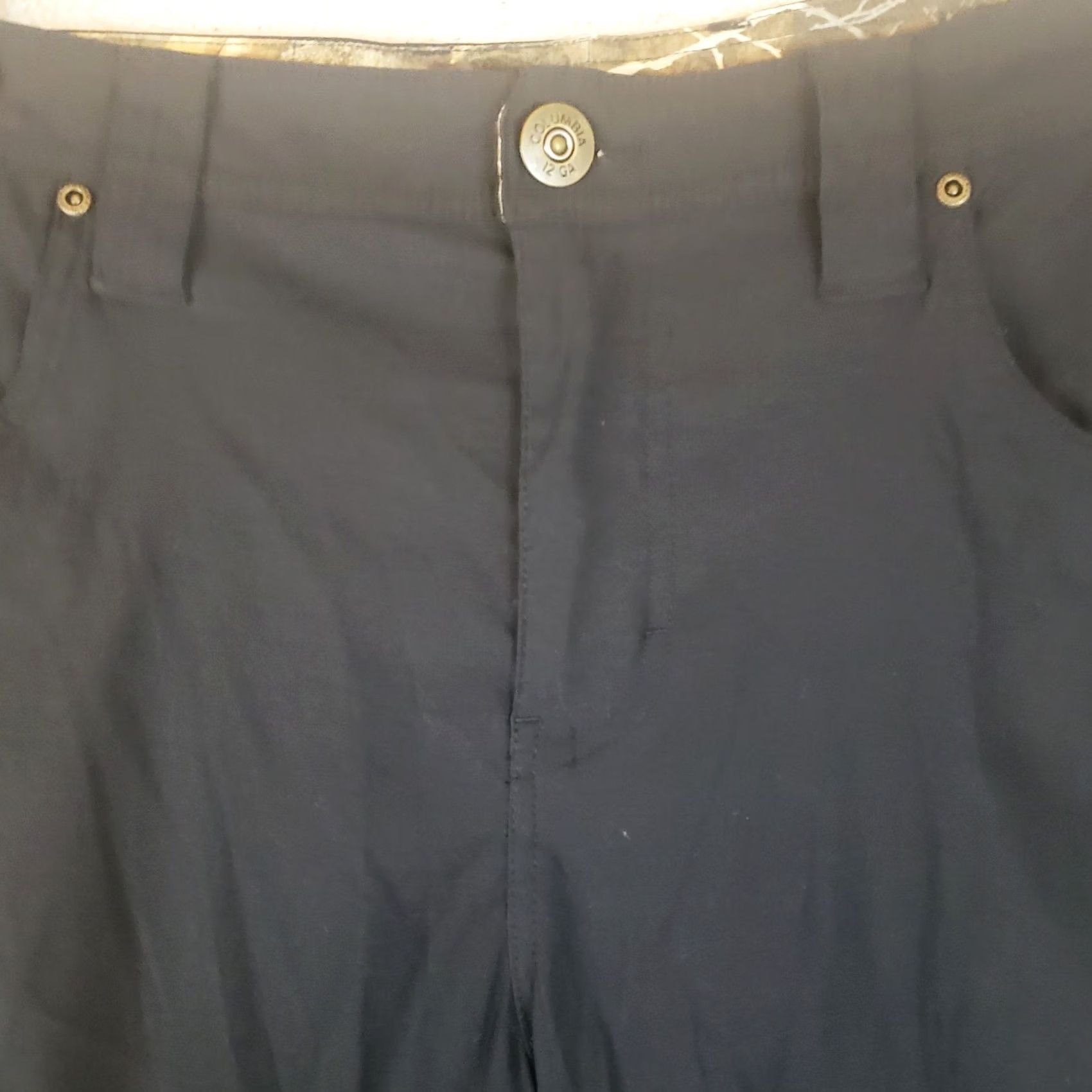 Vintage Columbia PFG Pants 36X30 Black Cargo 5-Pocket Straight Leg Outdoor Mens Size US 36 / EU 52 - 4 Thumbnail