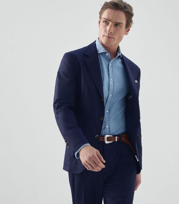 Brunello Cucinelli Suit in Navy Size 38R - 5 Thumbnail