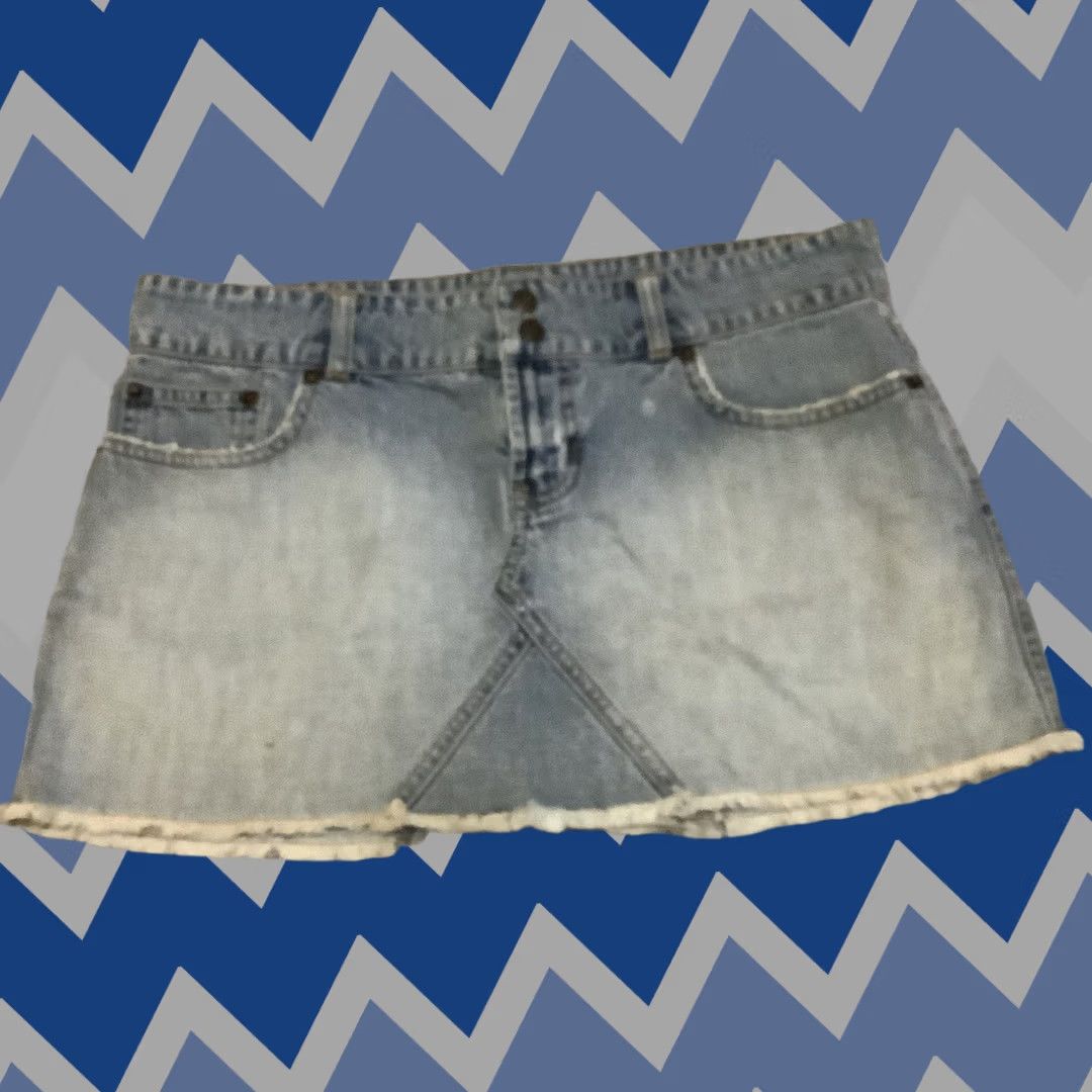 Abercrombie & Fitch Abercrombie & Fitch women blue denim skirt size 4 Mini Size 27" / US 4 / IT 40 - 1 Thumbnail