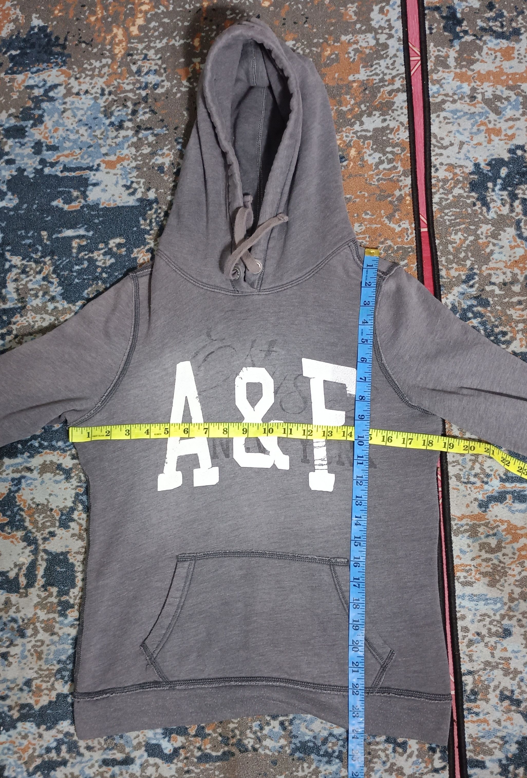 Abercrombie & Fitch × Vintage Abercrombie & Fitch Spell Out Hoodie Size US S / EU 44-46 / 1 - 13 Thumbnail