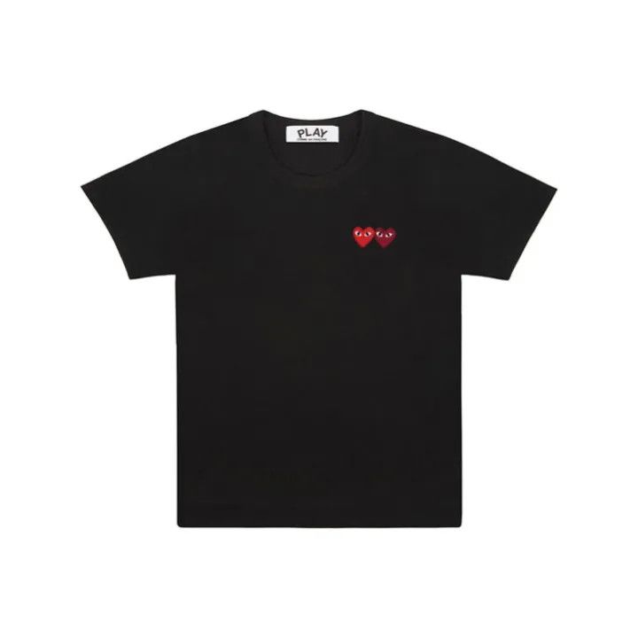 Comme des Garcons Comme des Garcons Play Black Short Sleeve T-Shirt 0079 Size US L / EU 52-54 / 3 - 1 Thumbnail