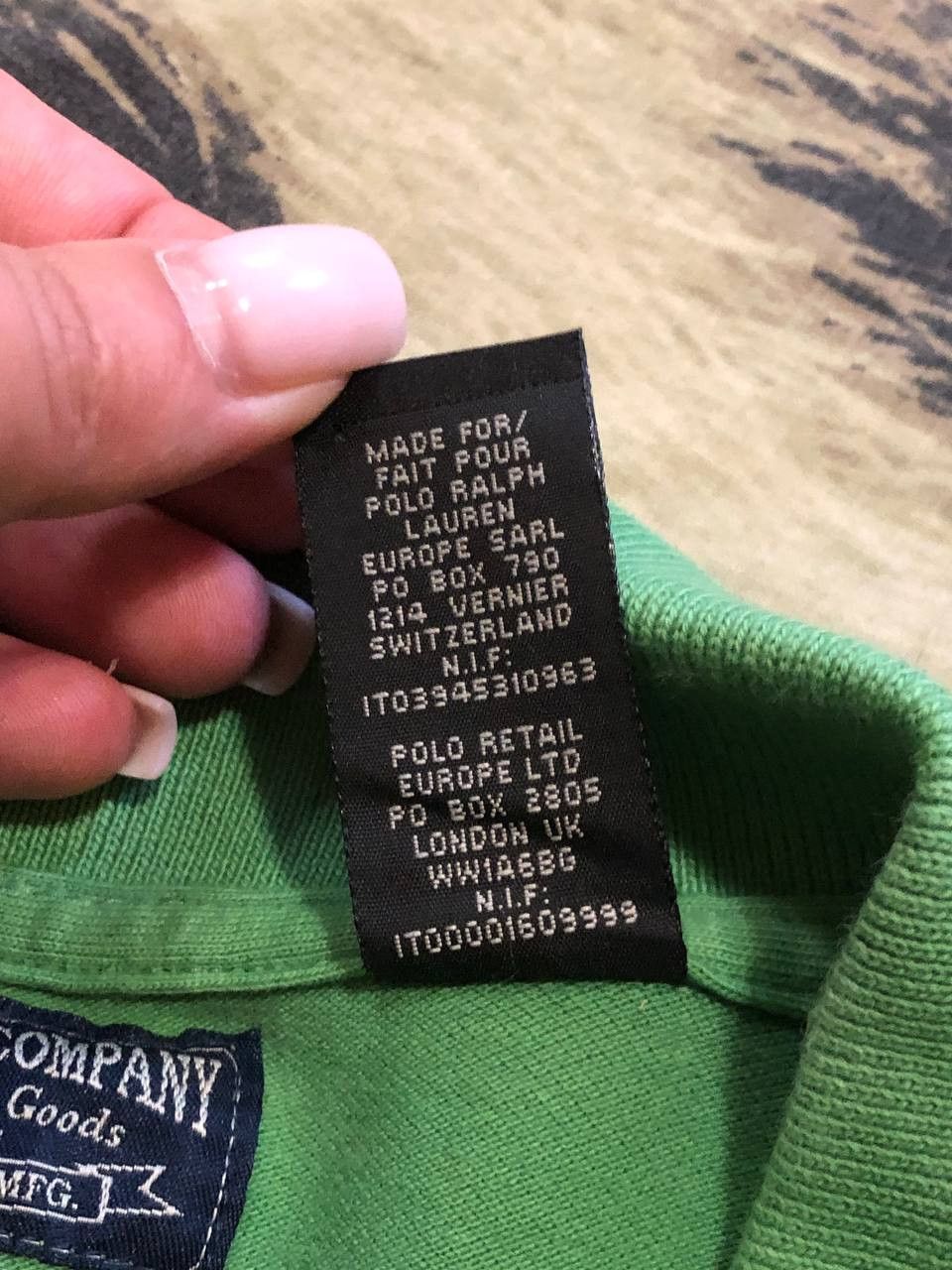 Polo Ralph Lauren Vintage Polo JEANS COMPANY Green Polo Size M Size US M / EU 48-50 / 2 - 6 Thumbnail