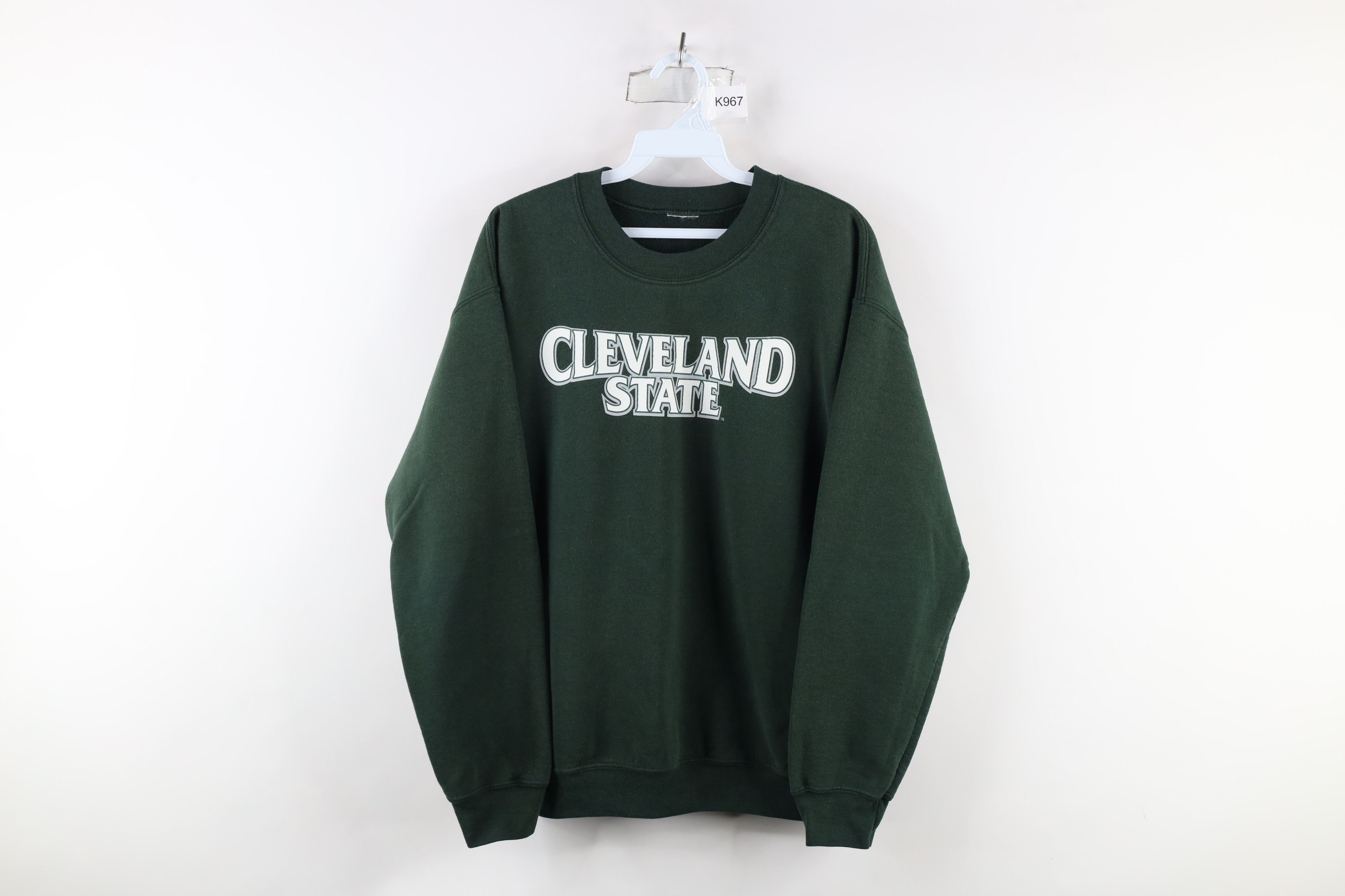 Vintage Vintage 90s Cleveland State University Crewneck Sweatshirt Size US M / EU 48-50 / 2 - 1 Thumbnail