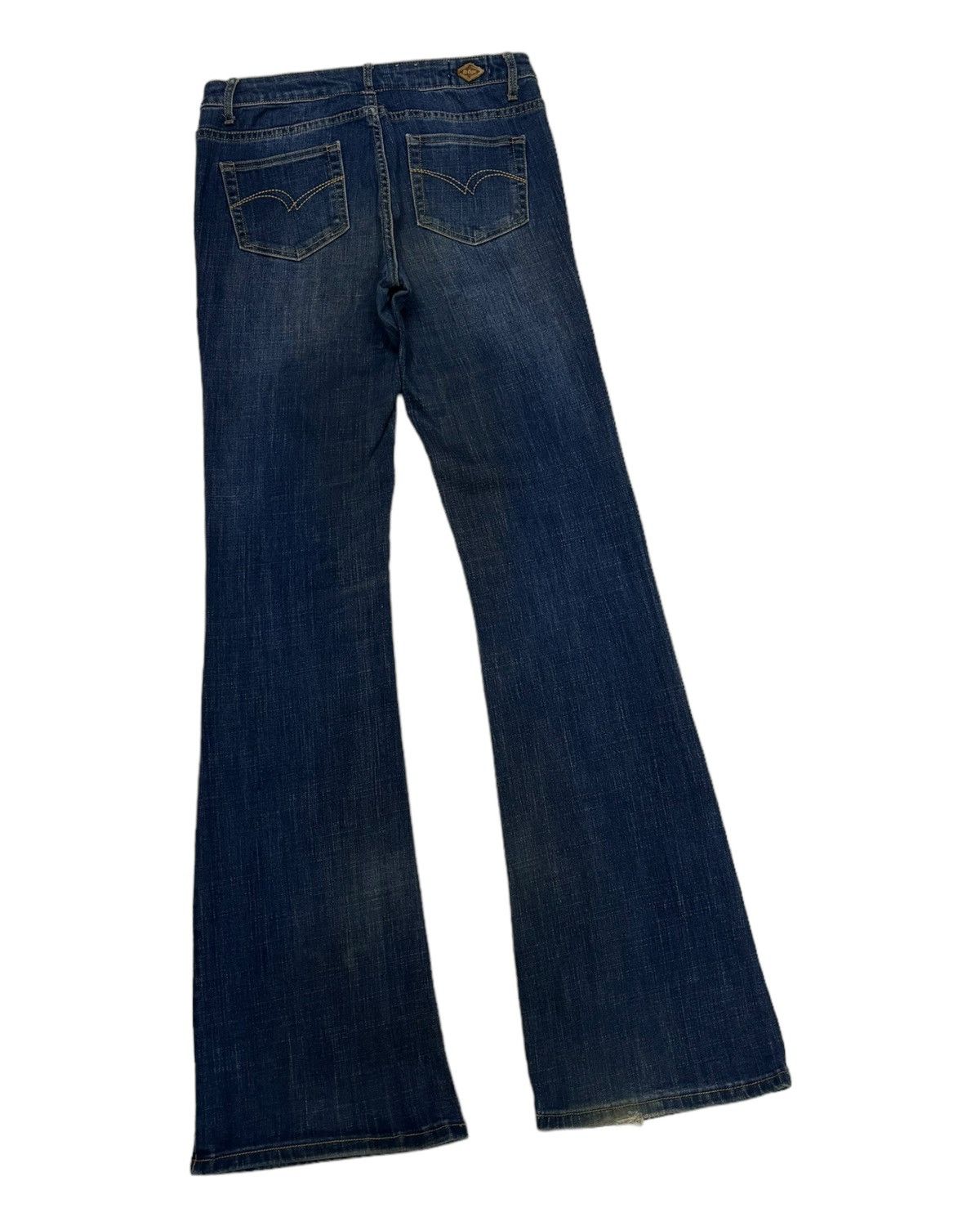 If Six Was Nine Vintage 90s Lee Cooper Super Flare Denim Jeans Size 28" / US 6 / IT 42 - 4 Thumbnail