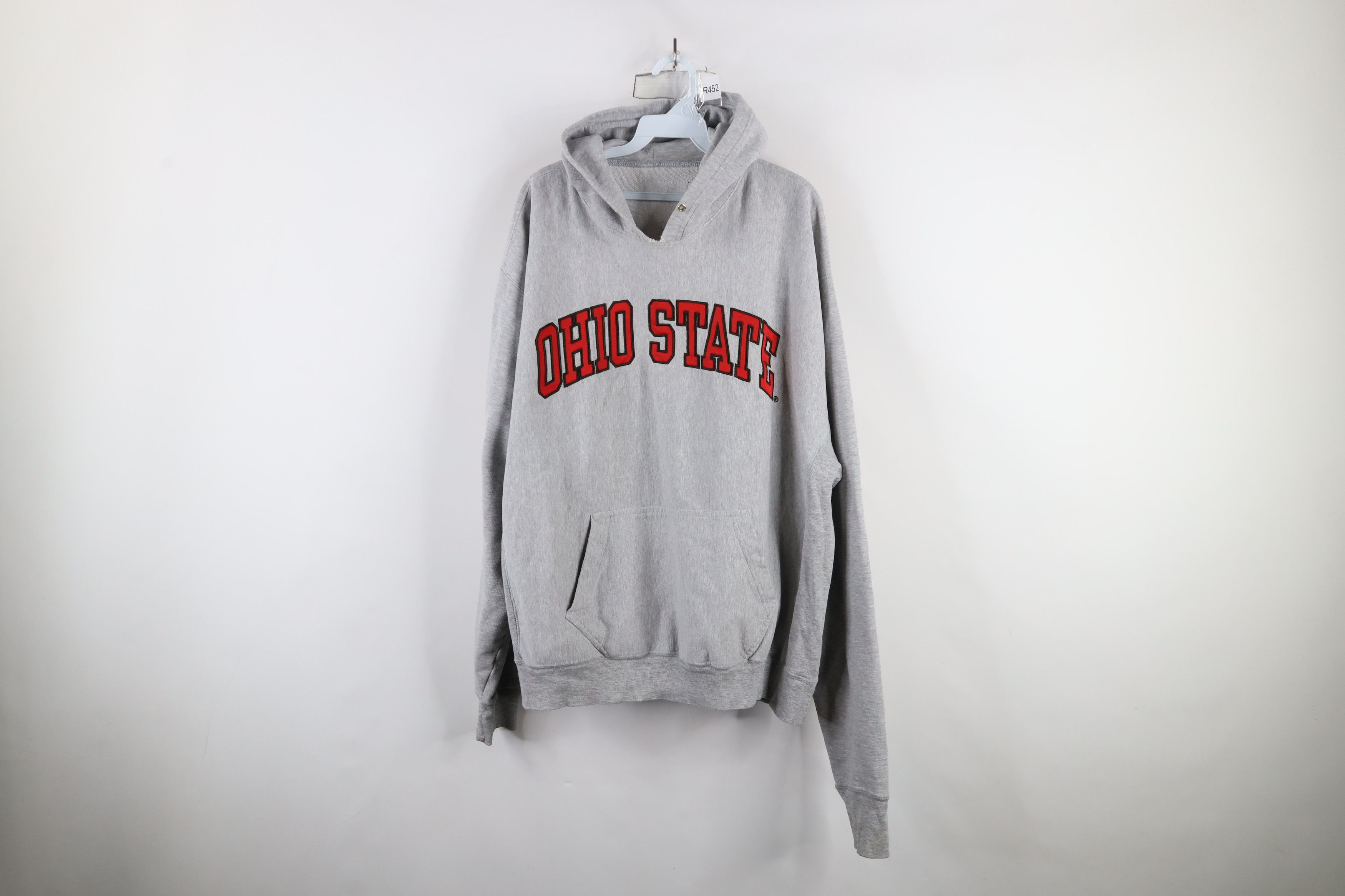 Vintage Vintage 90s Heavy Ohio State University Hoodie Sweatshirt Size US L / EU 52-54 / 3 - 1 Thumbnail