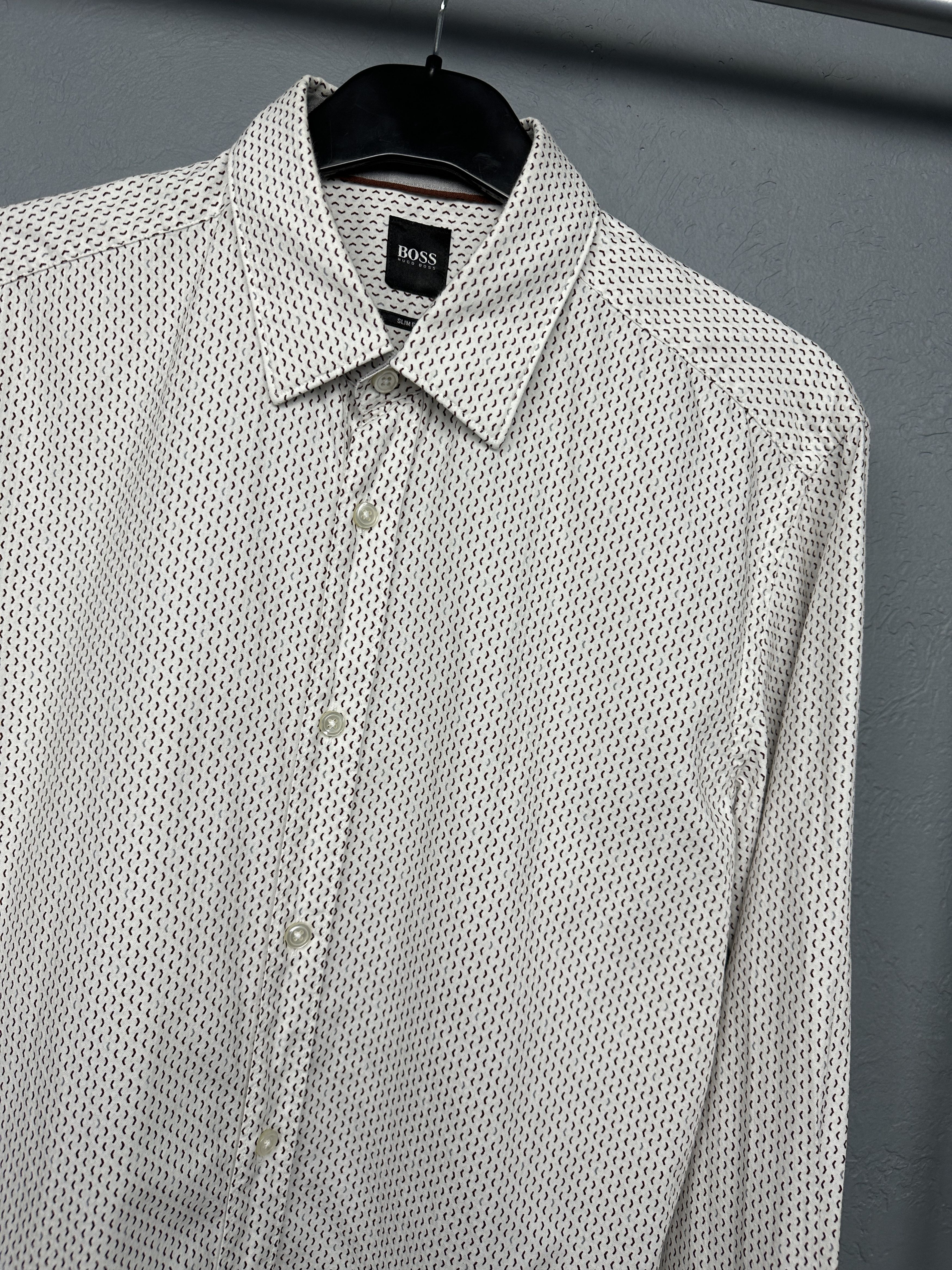 Hugo Boss Hugo Boss Mens Long Sleeve Shirt Size US L / EU 52-54 / 3 - 2 Thumbnail