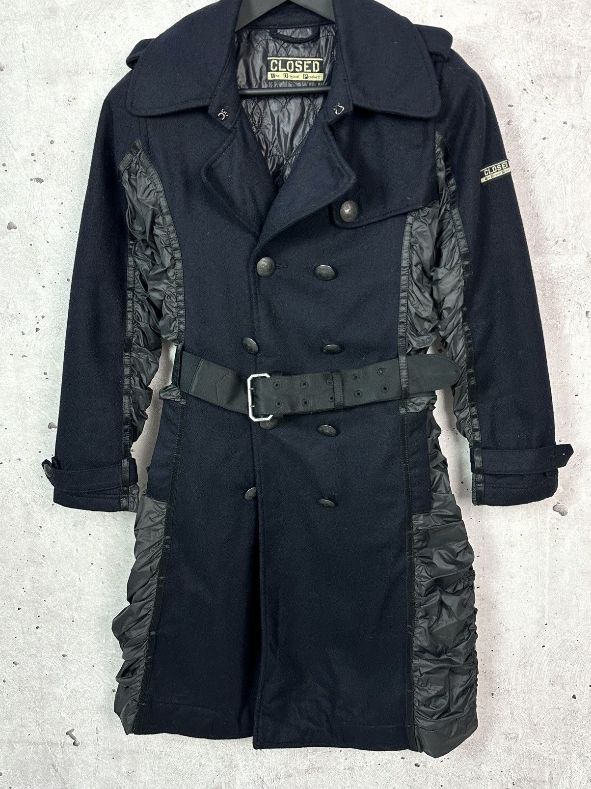 CLOSED × Marithe + Francois Girbaud Marithe Francois Girbaud Closed Avantgarde Style Wool Trench Size M / US 6-8 / IT 42-44 - 3 Thumbnail