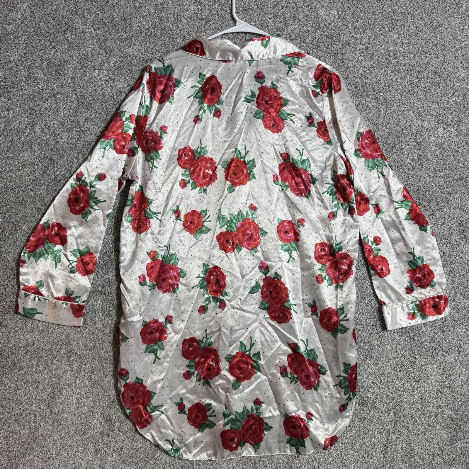 Other Vintage 90s Night Gown M Floral Romantic Feminine Coquette Size ONE SIZE - 6 Thumbnail