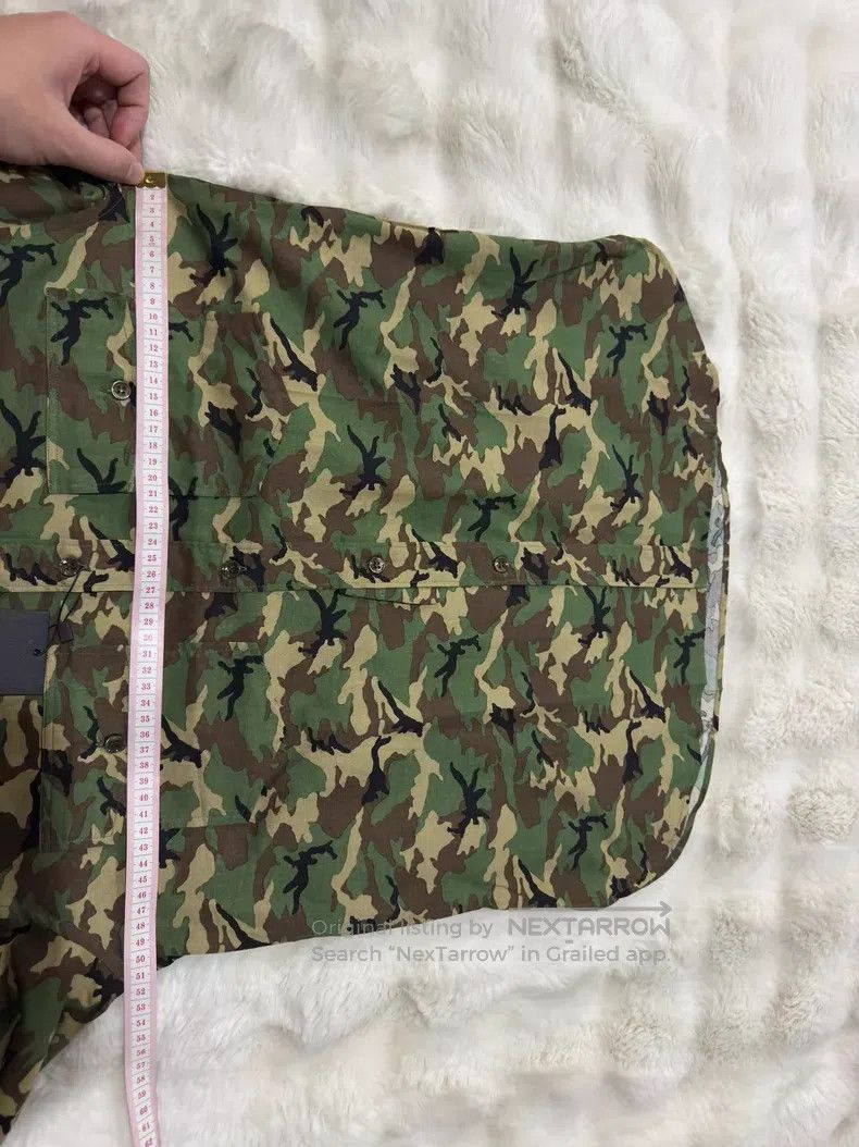Saint Laurent Paris Saint Laurent Paris size 40 Original Camouflage Men's Shirt Size L / US 10 / IT 46 - 6 Thumbnail