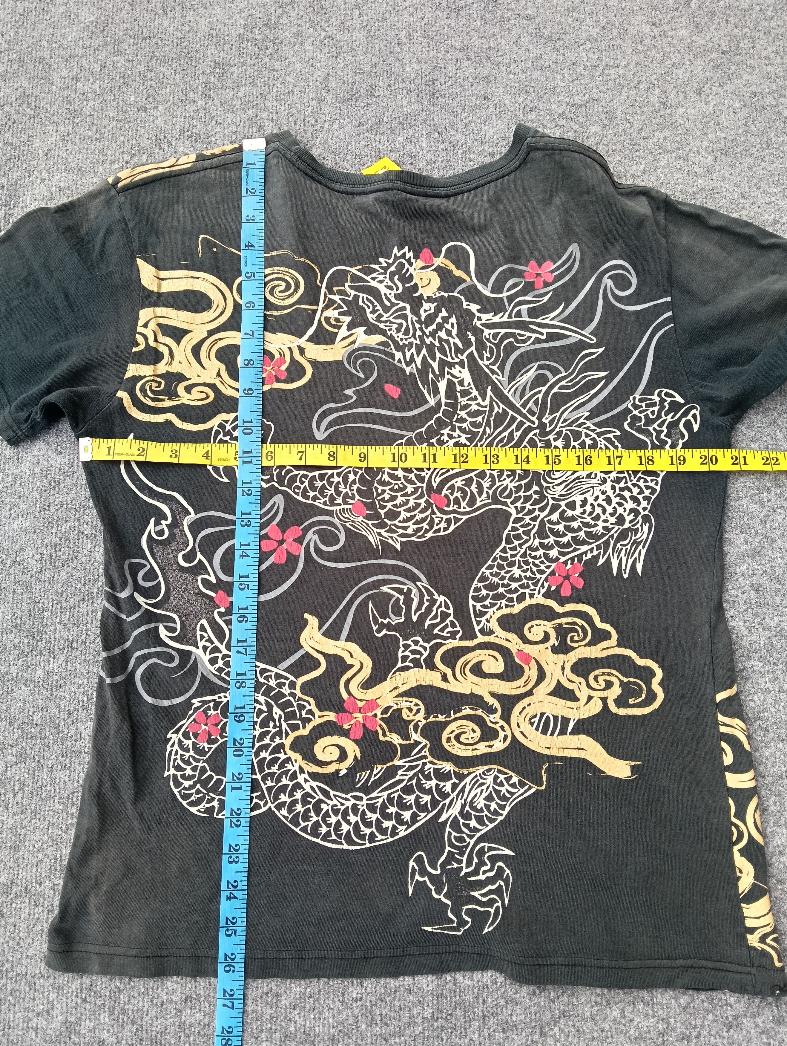 Karakuri Tamashii OBLO Japanese Dragon Streetwear T-Shirt like karakuri style. Size US M / EU 48-50 / 2 - 7 Thumbnail