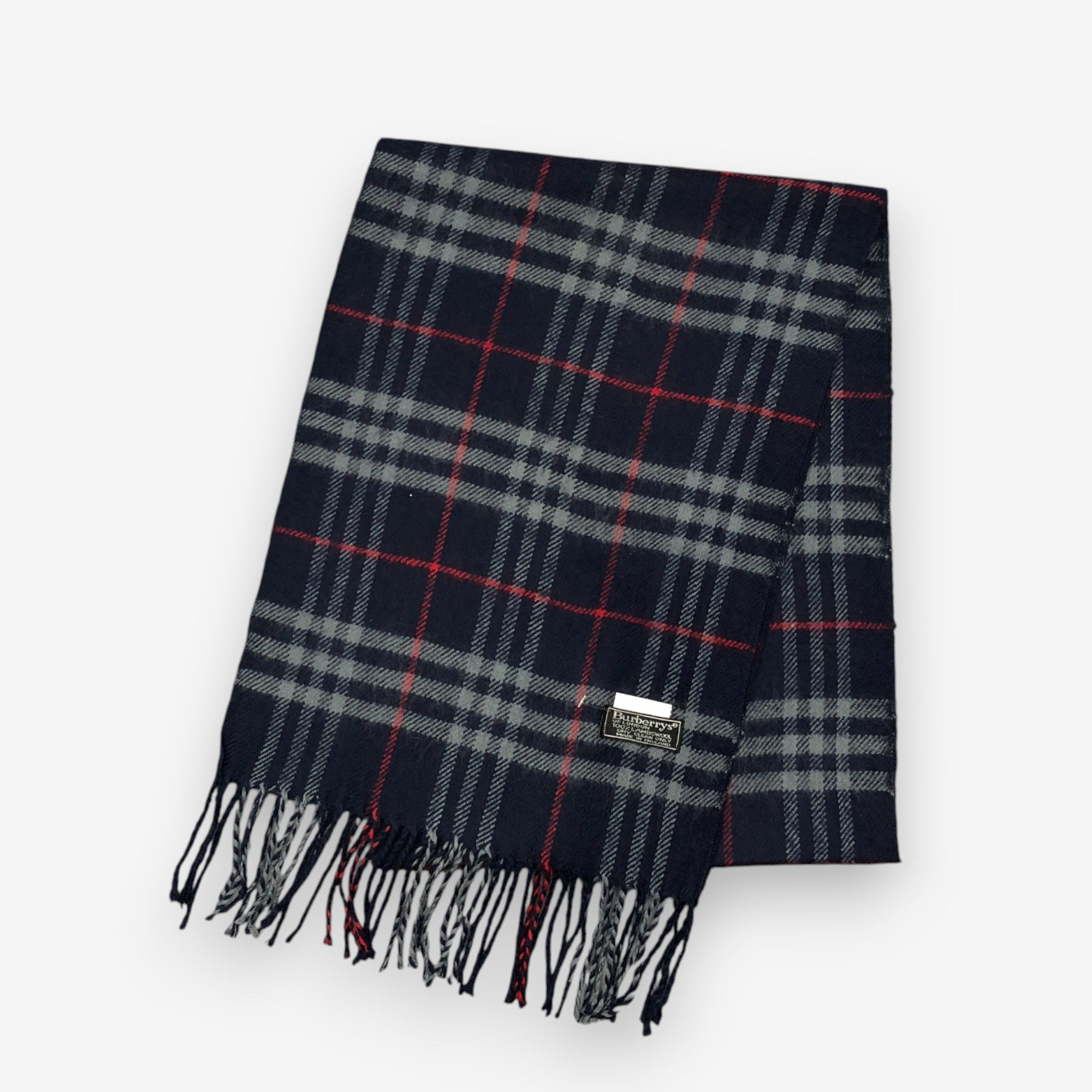 Burberry Vintage Burberry Scarf Muffler Wool Nova Check Scarves Size ONE SIZE - 3 Thumbnail