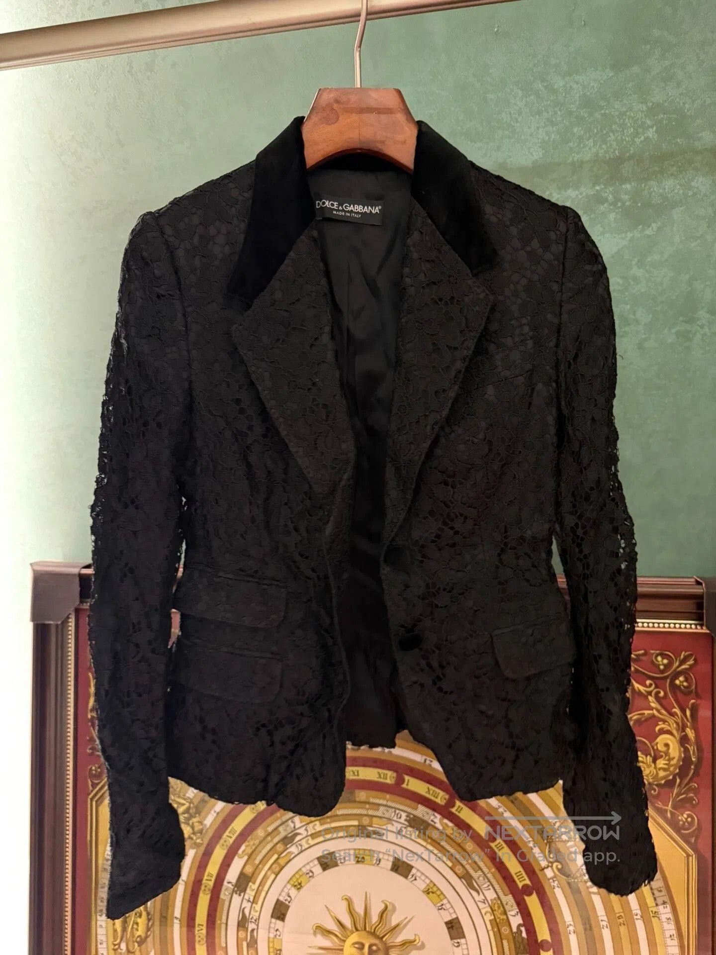 Dolce & Gabbana Dolce Gabbana Black Lace Blazer. Size S / US 4 / IT 40 - 1 Thumbnail