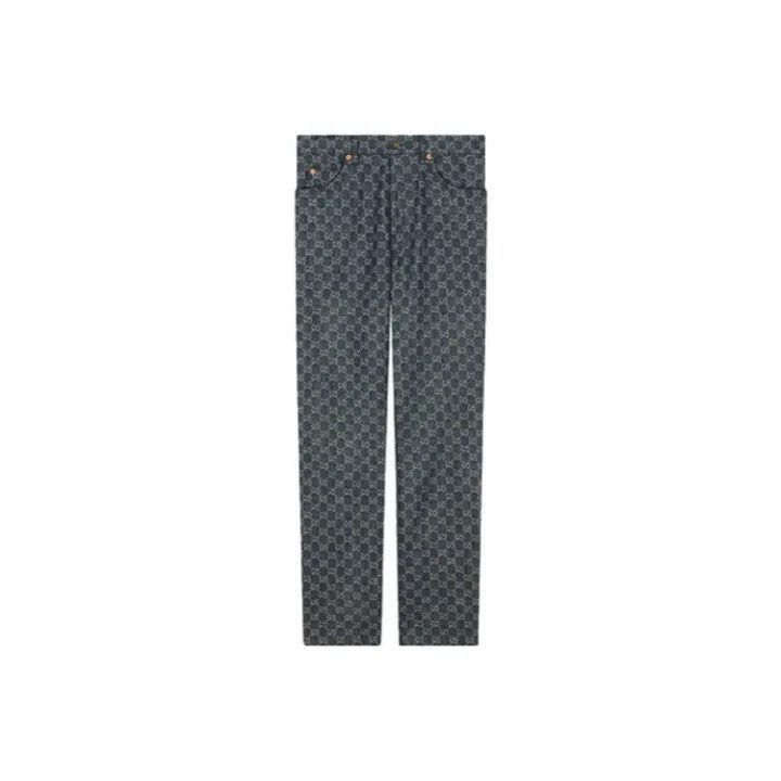 Gucci Gucci Gucci Vintage GG Denim Pants for Men -2506 Size US 32 / EU 48 - 1 Thumbnail
