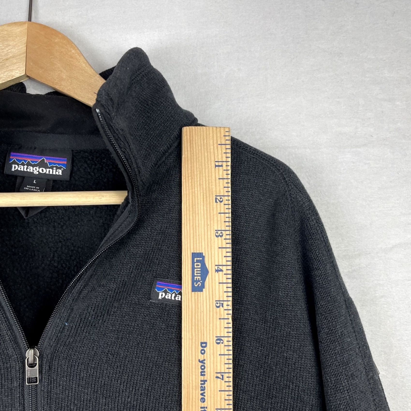 Patagonia Patagonia Better Sweater Womens Large Black Pullover Zip Pocket Fleece 25618 Size L / US 10 / IT 46 - 3 Thumbnail