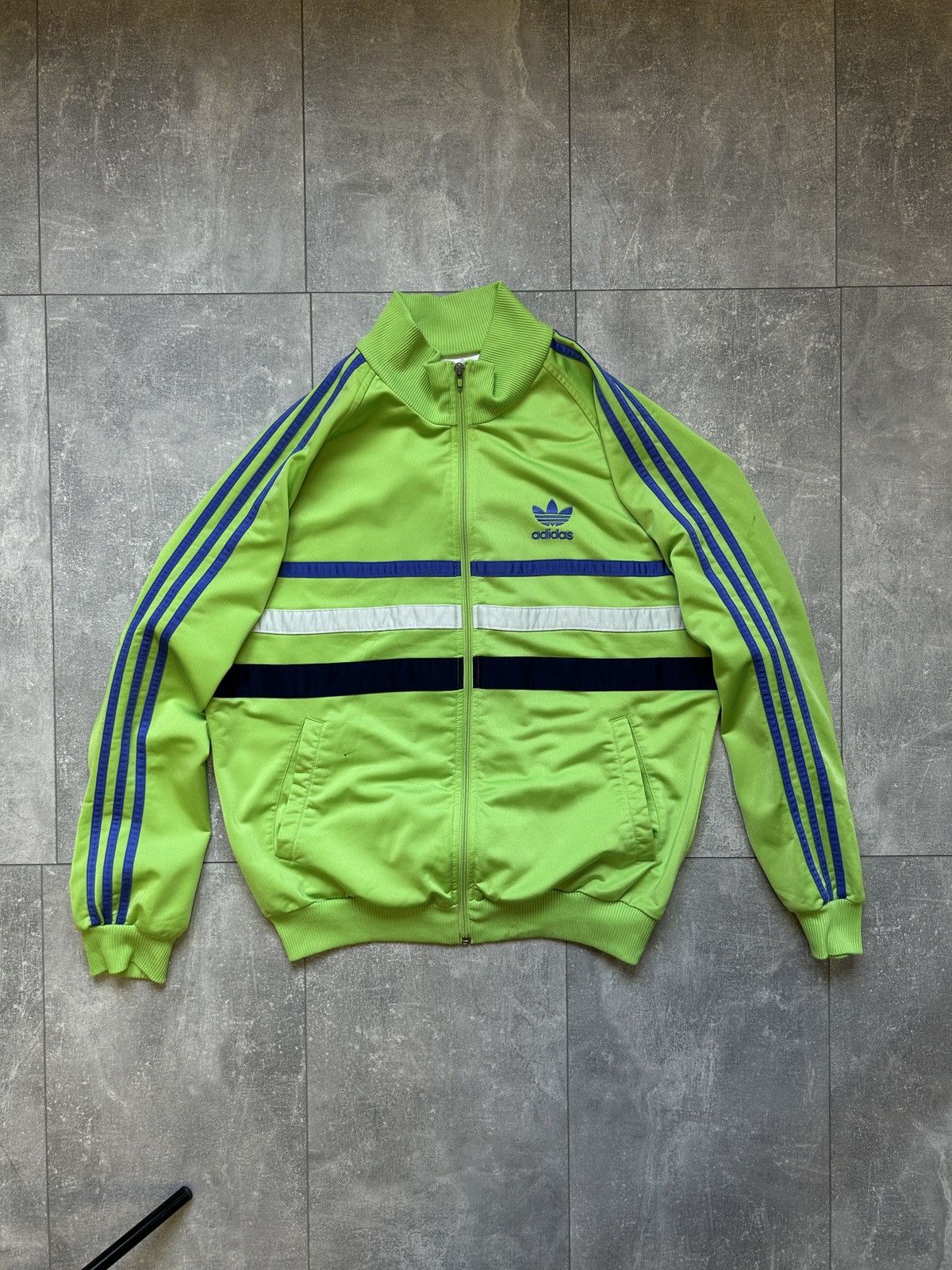 Adidas × Vintage Mens Vintage Adidas Olympic 90s track jacket stripes rare Size US S / EU 44-46 / 1 - 20 Thumbnail