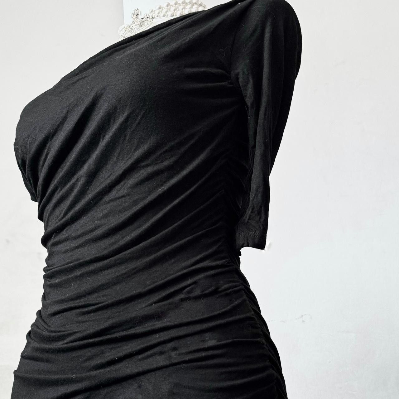 Vintage Stunning Avant - Garde draped top/ blouse Size S / US 4 / IT 40 - 2 Thumbnail