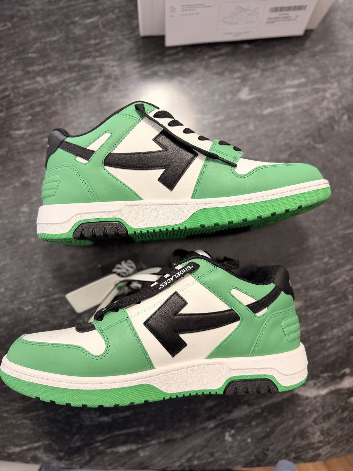 Off-White Off white- Out of Office Low Top Sneaker size:43 green Size US 10 / EU 43 - 5 Thumbnail
