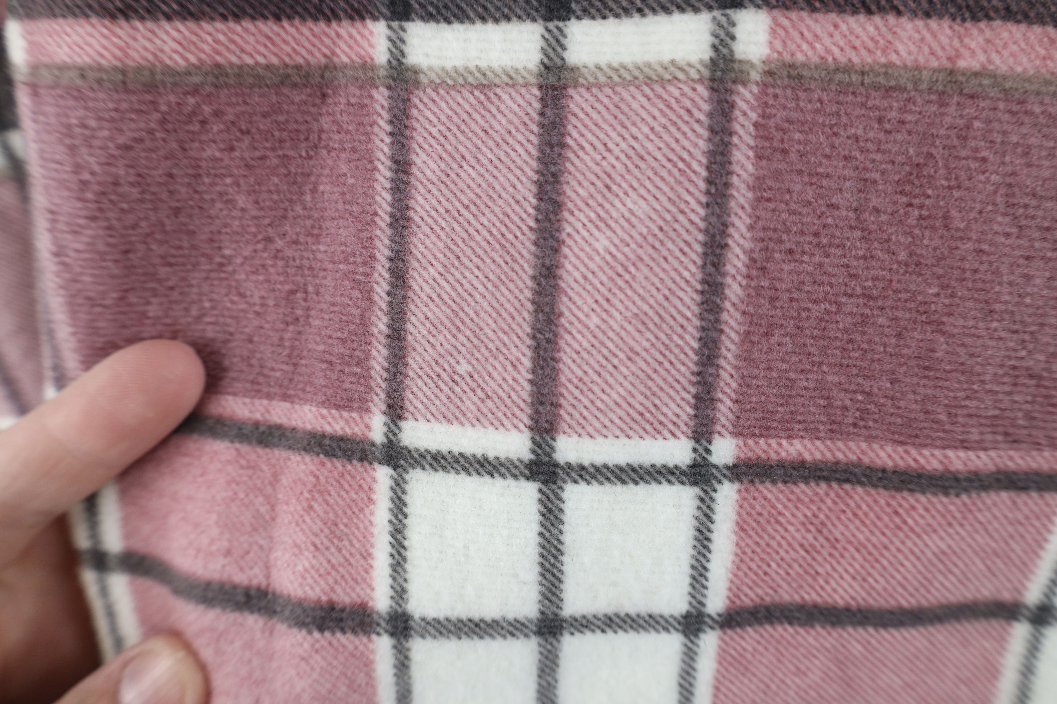Vintage Vintage 90s Streetwear Mock Neck Sweatshirt Pink Plaid Size 3XL / US 20-22 - 4 Thumbnail