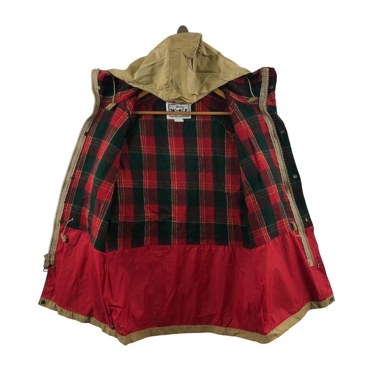 Woolrich Woolen Mills Vintage 90’ WOOLRICH Tartan Jacket Hoodie Parka Thinsulate Size L / US 10 / IT 46 - 3 Thumbnail