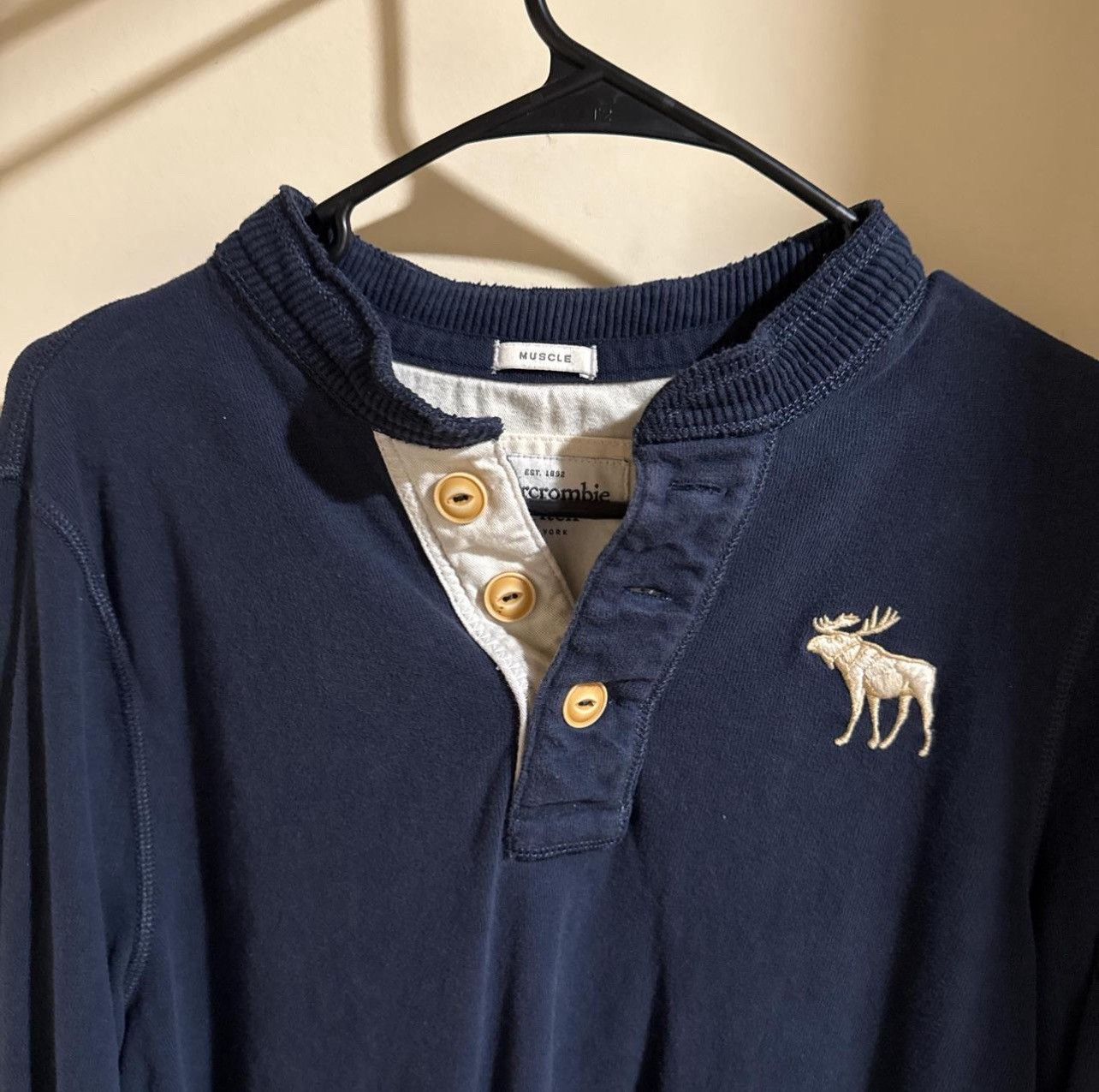 Abercrombie & Fitch Abercrombie navy ls Size US XL / EU 56 / 4 - 4 Thumbnail
