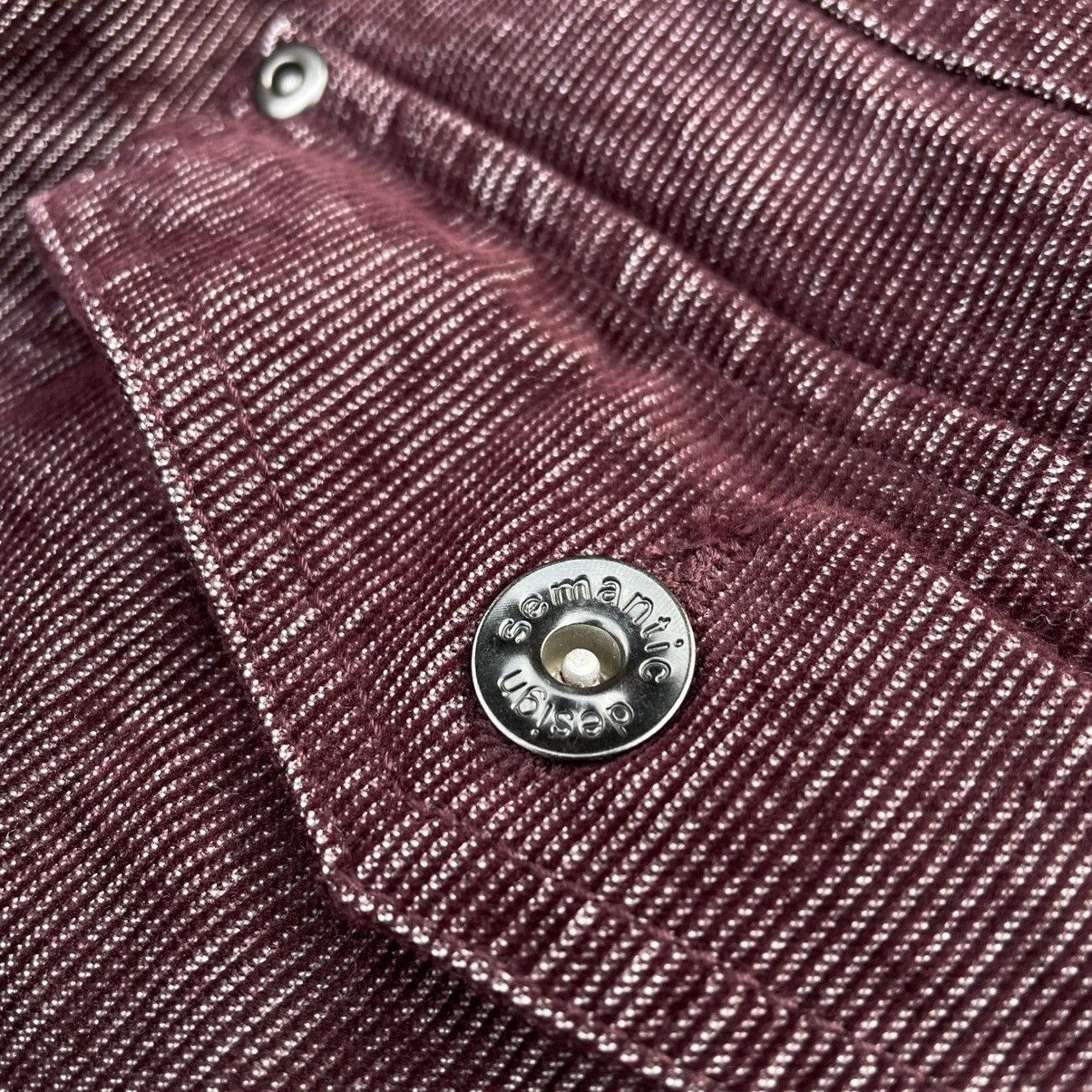Isamu Katayama Backlash 🇯🇵 SEMANTIC DESIGN CORDUROY BUCKLE PANTS Size US 28 / EU 44 - 11 Thumbnail