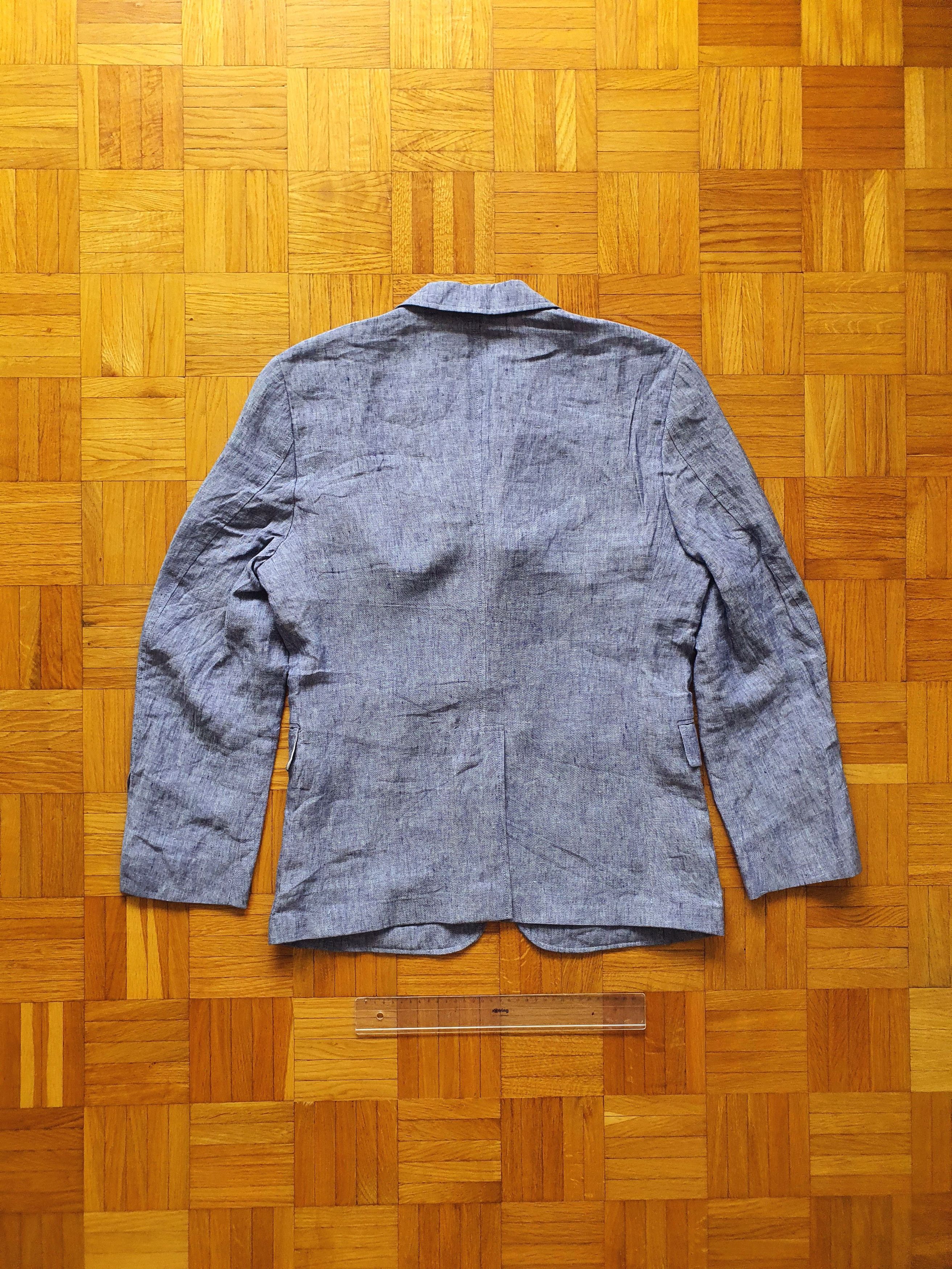 Maison Kitsune Blazer Sports Coat Jacket - Linen, 1 Button - Sz EU IT 46 Size 36R - 2 Thumbnail