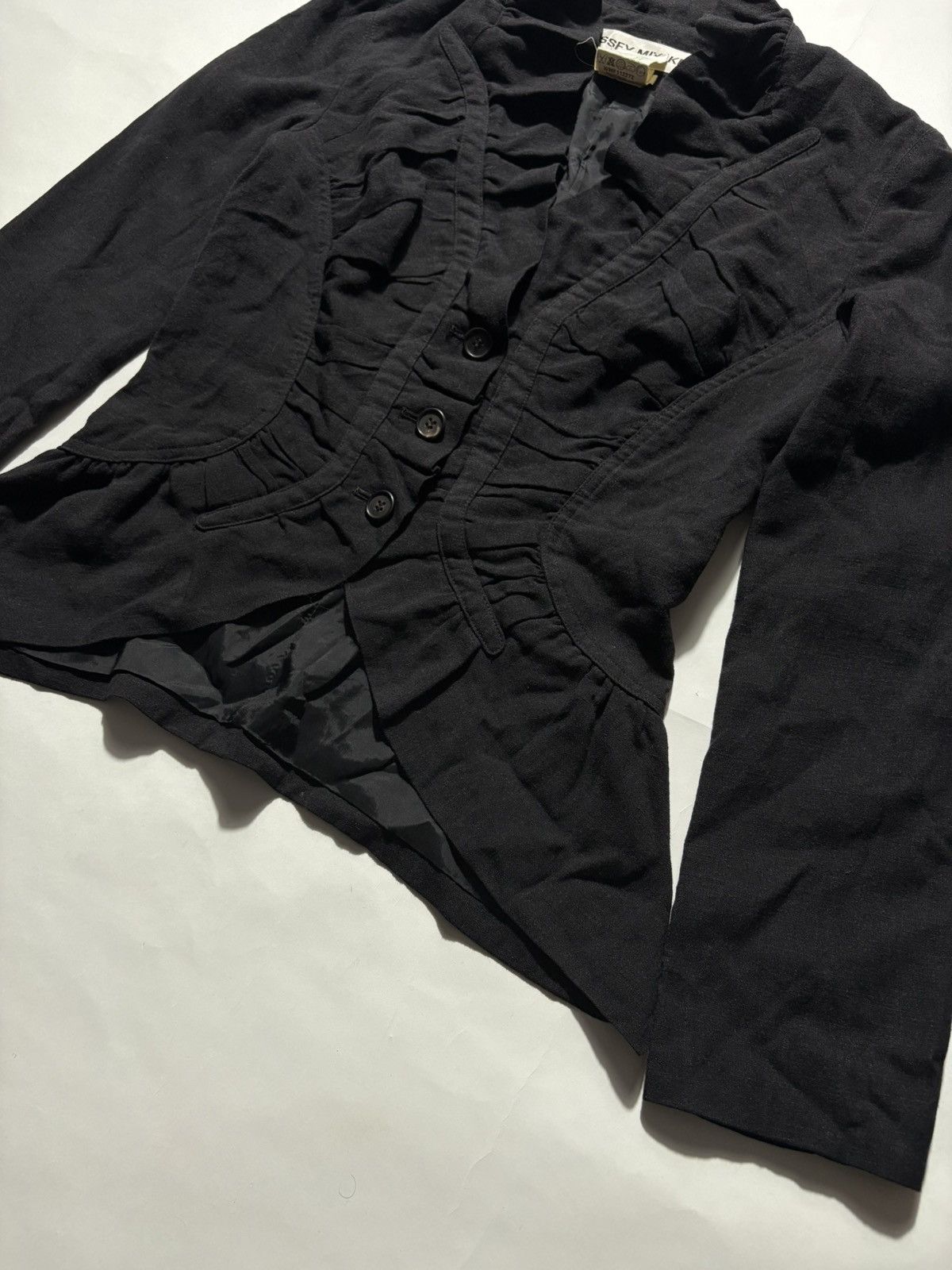 Issey Miyake ISSEY MIYAKE RAYON GATHER DESIGN JACKET Size S / US 4 / IT 40 - 4 Thumbnail