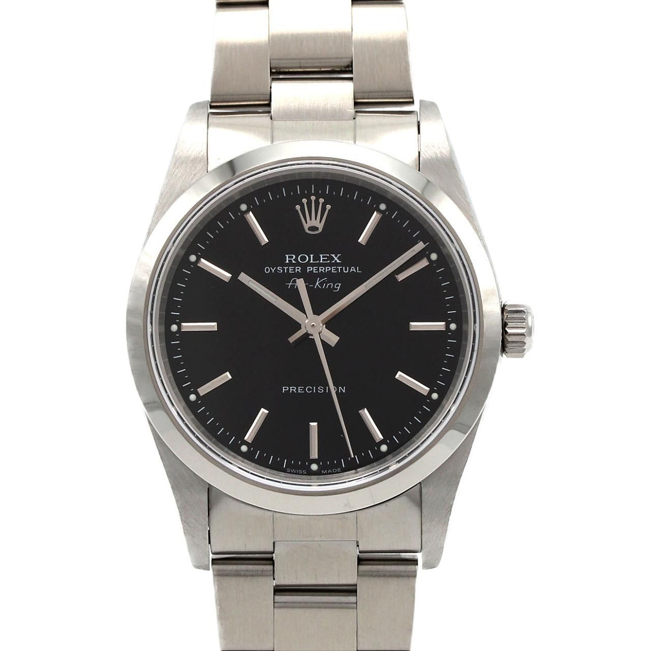 Rolex Rolex Rolex Air-King Stainless Steel Automatic Metal Automatic 14000M DUTY FREE for USA Size ONE SIZE - 1 Thumbnail