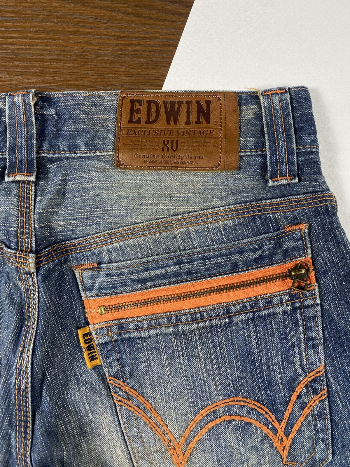 Edwin Vintage Edwin XU Jeans Pants Size US 33 - 6 Thumbnail