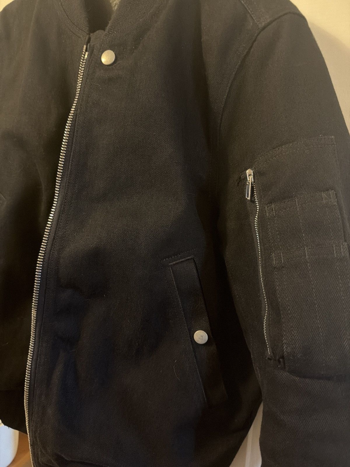 Rick Owens Drkshdw Rick Owens DRKSHDW denim bomber Size US S / EU 44-46 / 1 - 3 Thumbnail