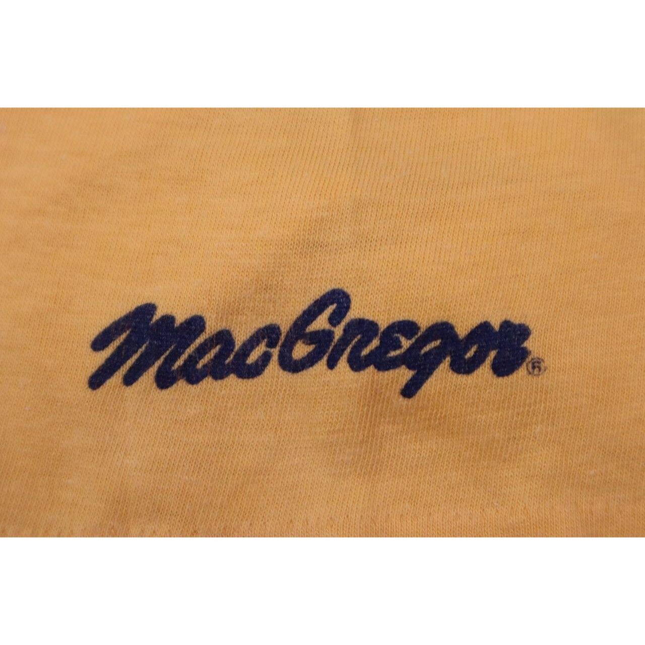 Vintage Vintage 70s MacGregor Surf T-Shirt XL Yellow Single Stitch Size US XL / EU 56 / 4 - 4 Thumbnail