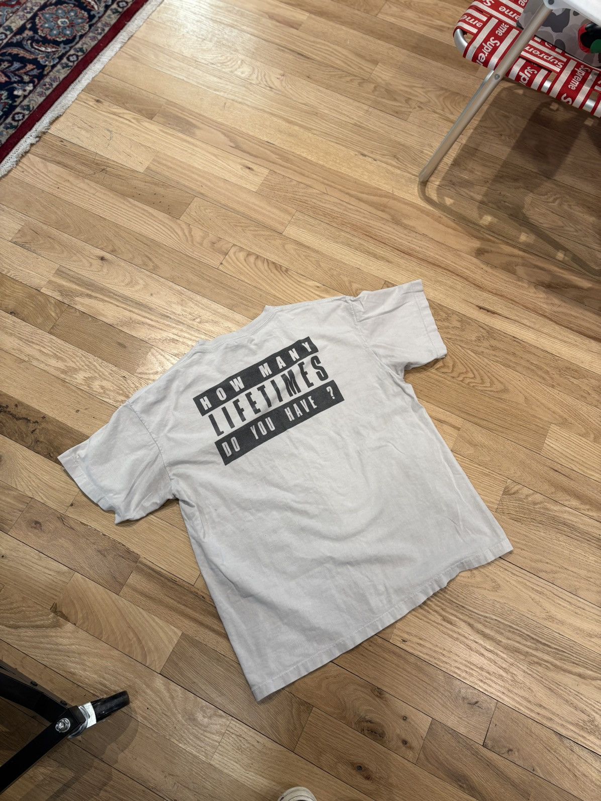 DENIM TEARS × Saint Michael Saint Tears Tee White Size XL Size US XL / EU 56 / 4 - 2 Thumbnail