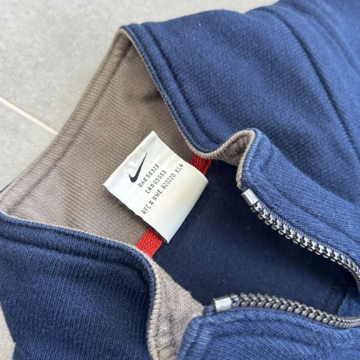 Nike Vintage Nike 1/3 Zip Pullover Sweatshirt Embroidered Logo Size US S / EU 44-46 / 1 - 13 Thumbnail