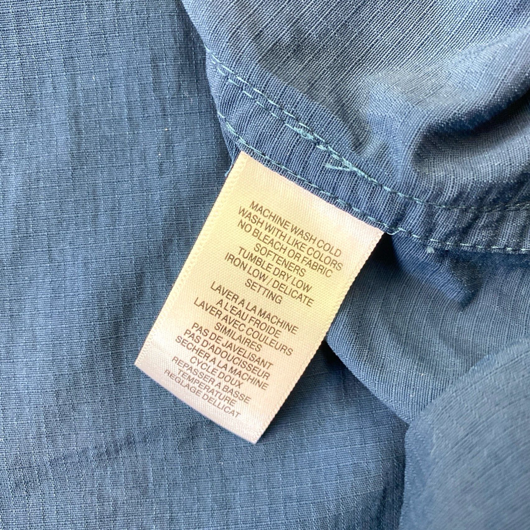 ExOfficio EXOFFICIO Shirt Mens XL Long Sleeve Fishing Hike Trail Vented Snap Button Blue Size US XL / EU 56 / 4 - 5 Thumbnail