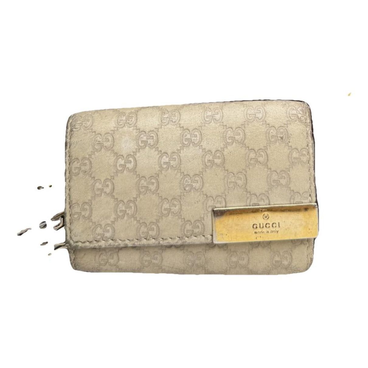 Gucci GG Blooms White Leather Purse Size ONE SIZE - 1 Thumbnail