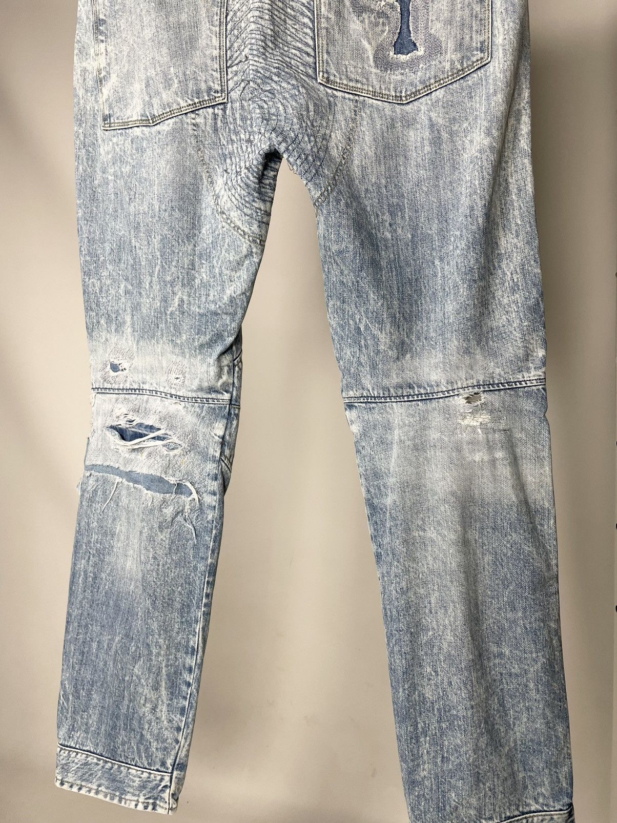 G-Star G-Star RAW 5620 3D Tapered Distressed Skinny Denim Jeans Size US 34 / EU 50 - 15 Thumbnail