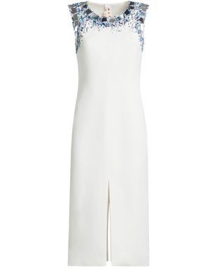 Marni o1srvl11e0624 Midi Dress in White Size M / US 6-8 / IT 42-44 - 1 Thumbnail