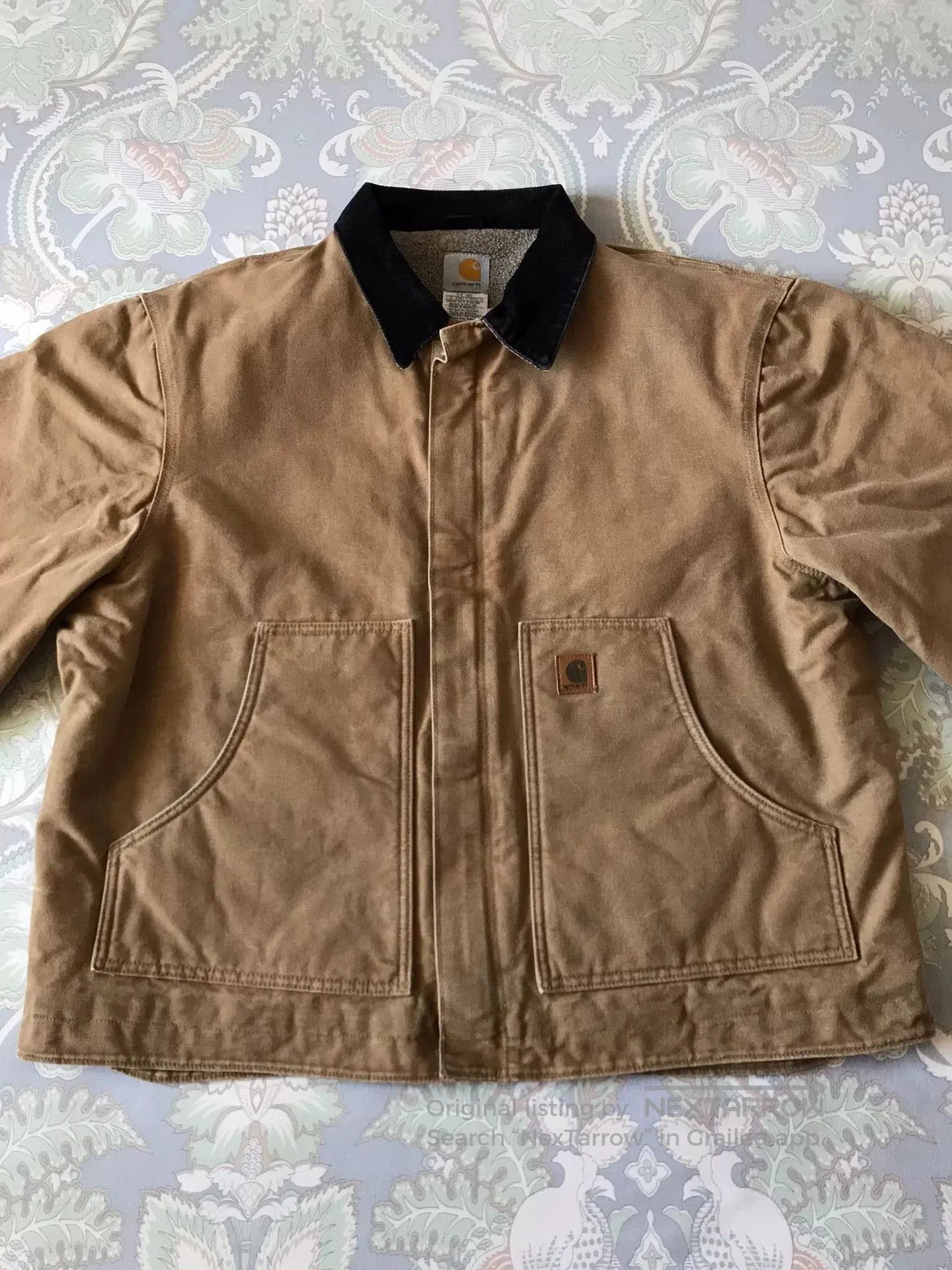 Carhartt Carhartt J164 Washed Canvas Jacket. Size US XL / EU 56 / 4 - 4 Thumbnail