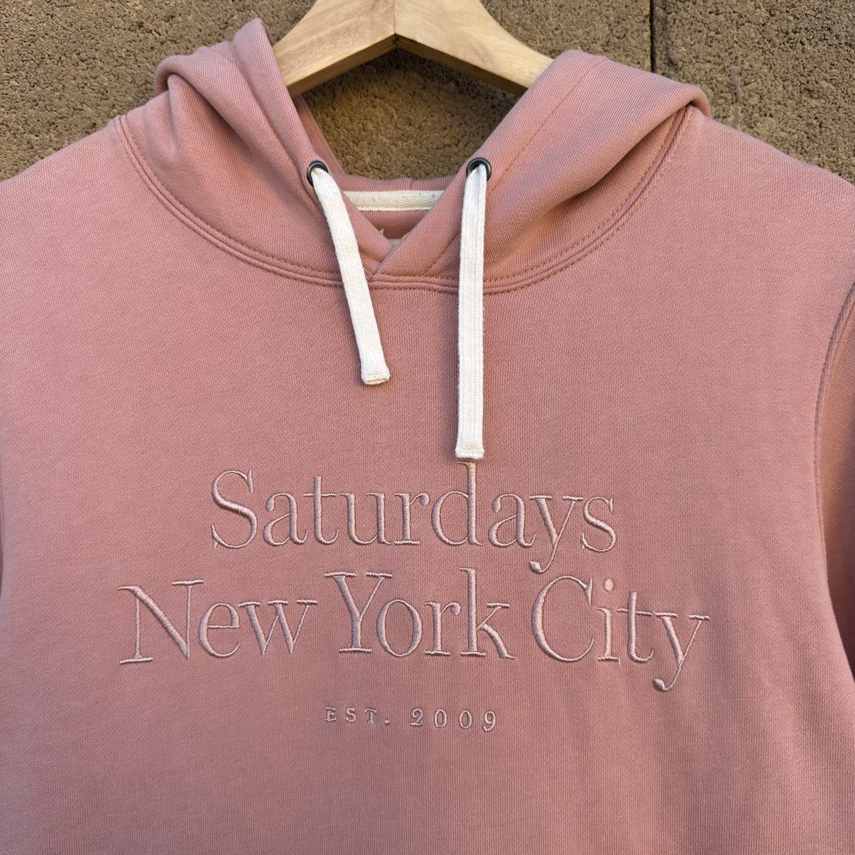 Saturdays NYC Saturdays NYC Ditch Miller Standard Embroidered Hoodie Pink Size US XS / EU 42 / 0 - 6 Thumbnail