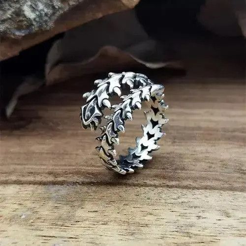 Jewelry Spine Skeleton Bones Goth Punk Rock Ring Size ONE SIZE - 2 Thumbnail